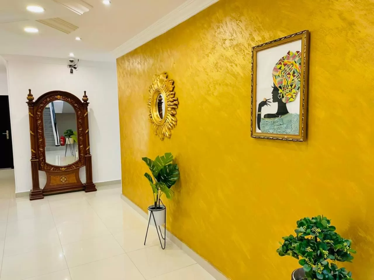 Decorative detail in class hotel