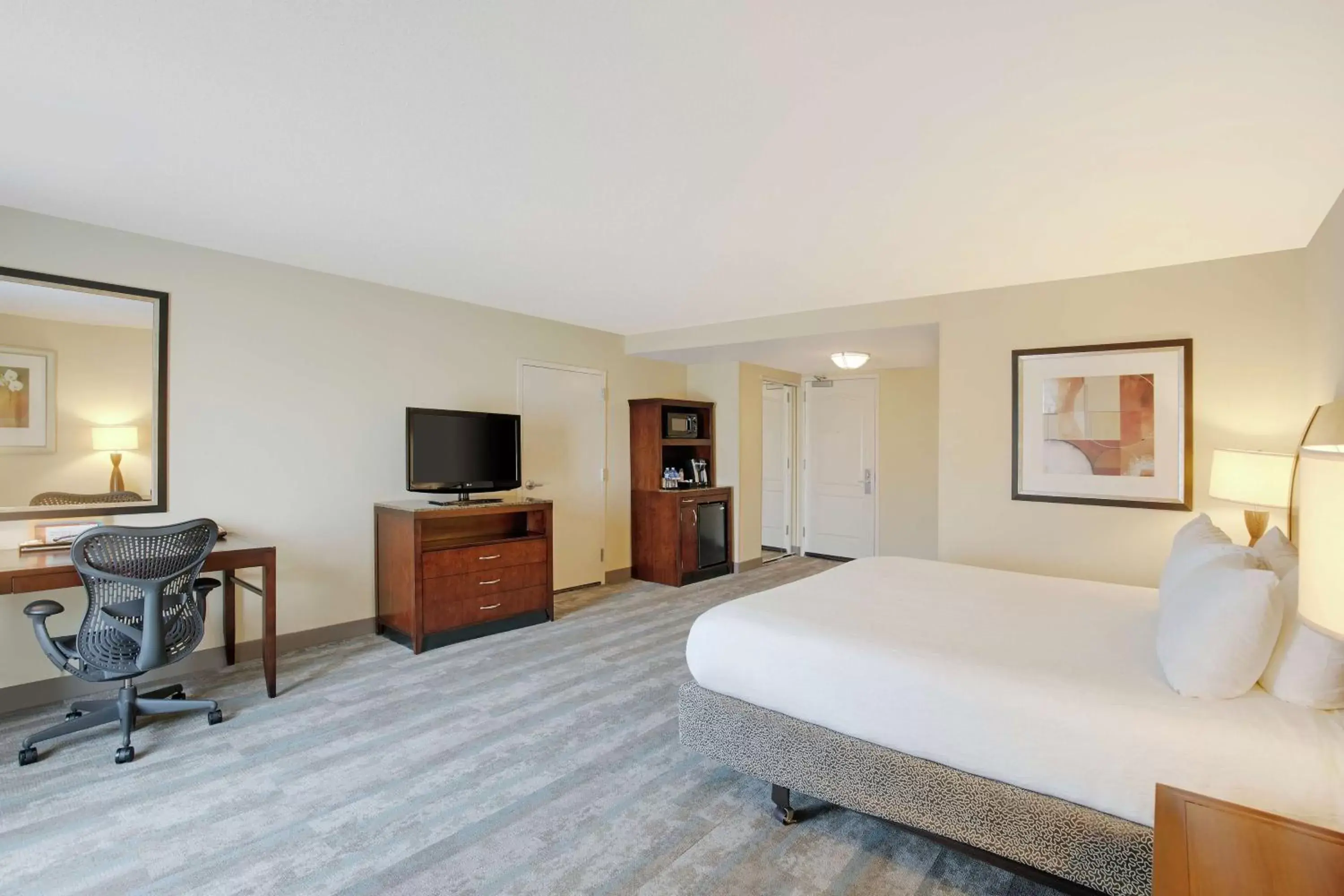 Bedroom, TV/Entertainment Center in Hilton Garden Inn Richmond Airport