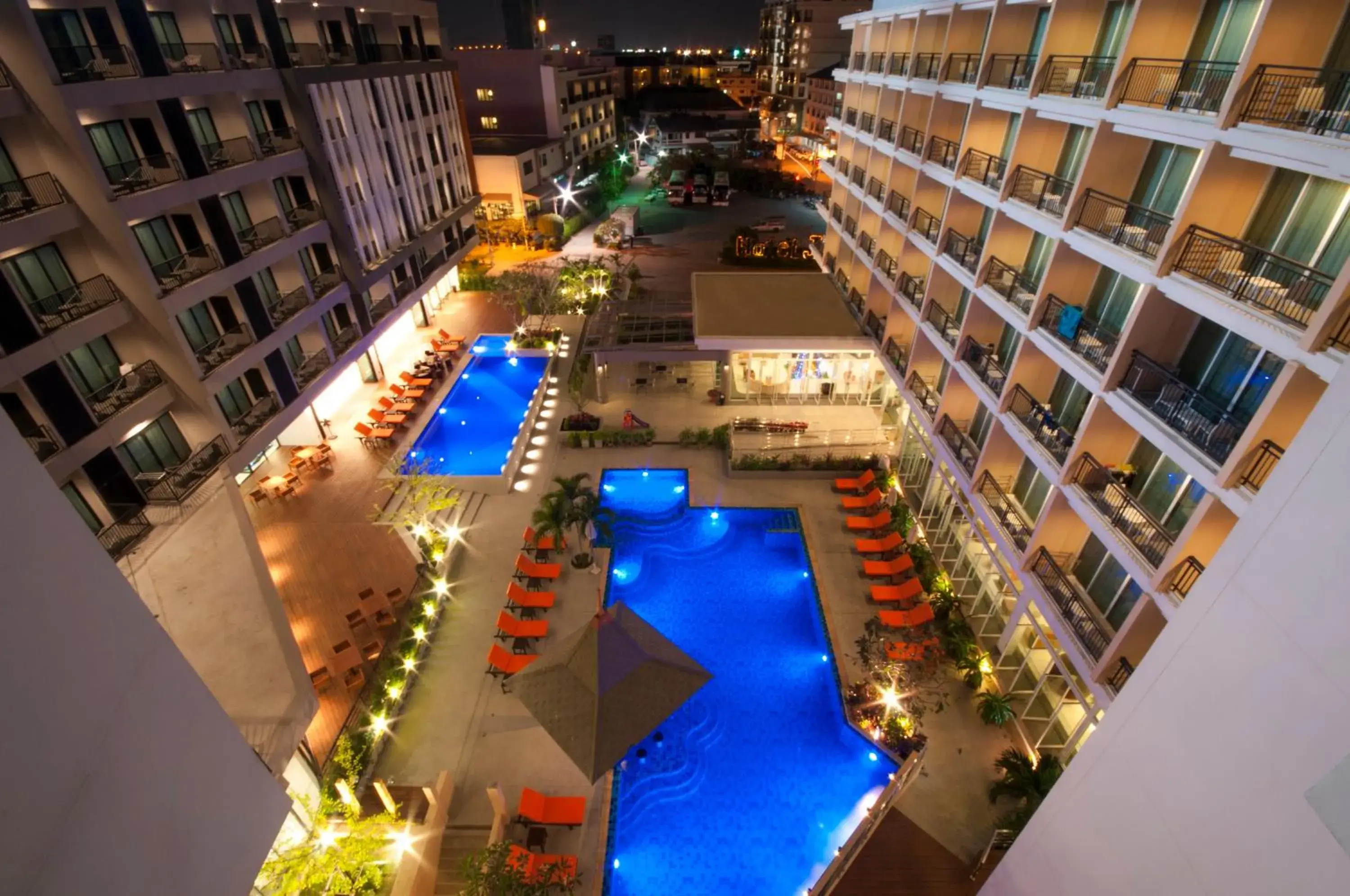 Decorative detail, Pool View in J Inspired Hotel Pattaya (SHA Plus)