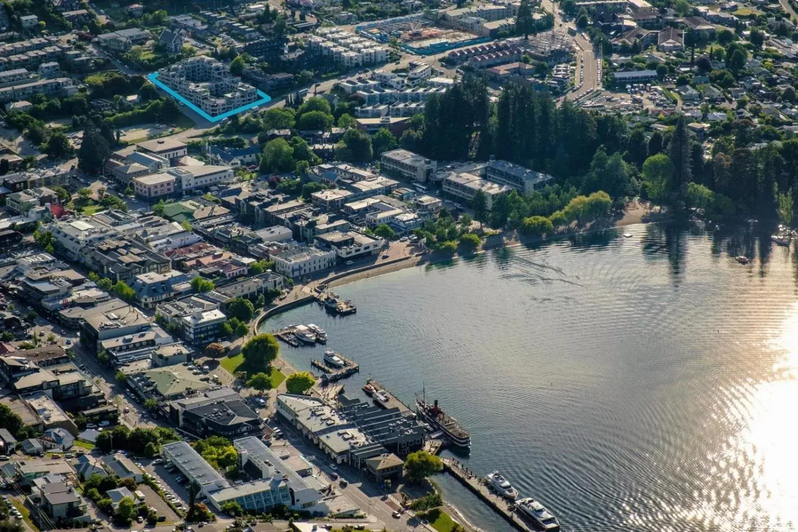 Property building, Bird's-eye View in The Glebe Apartments