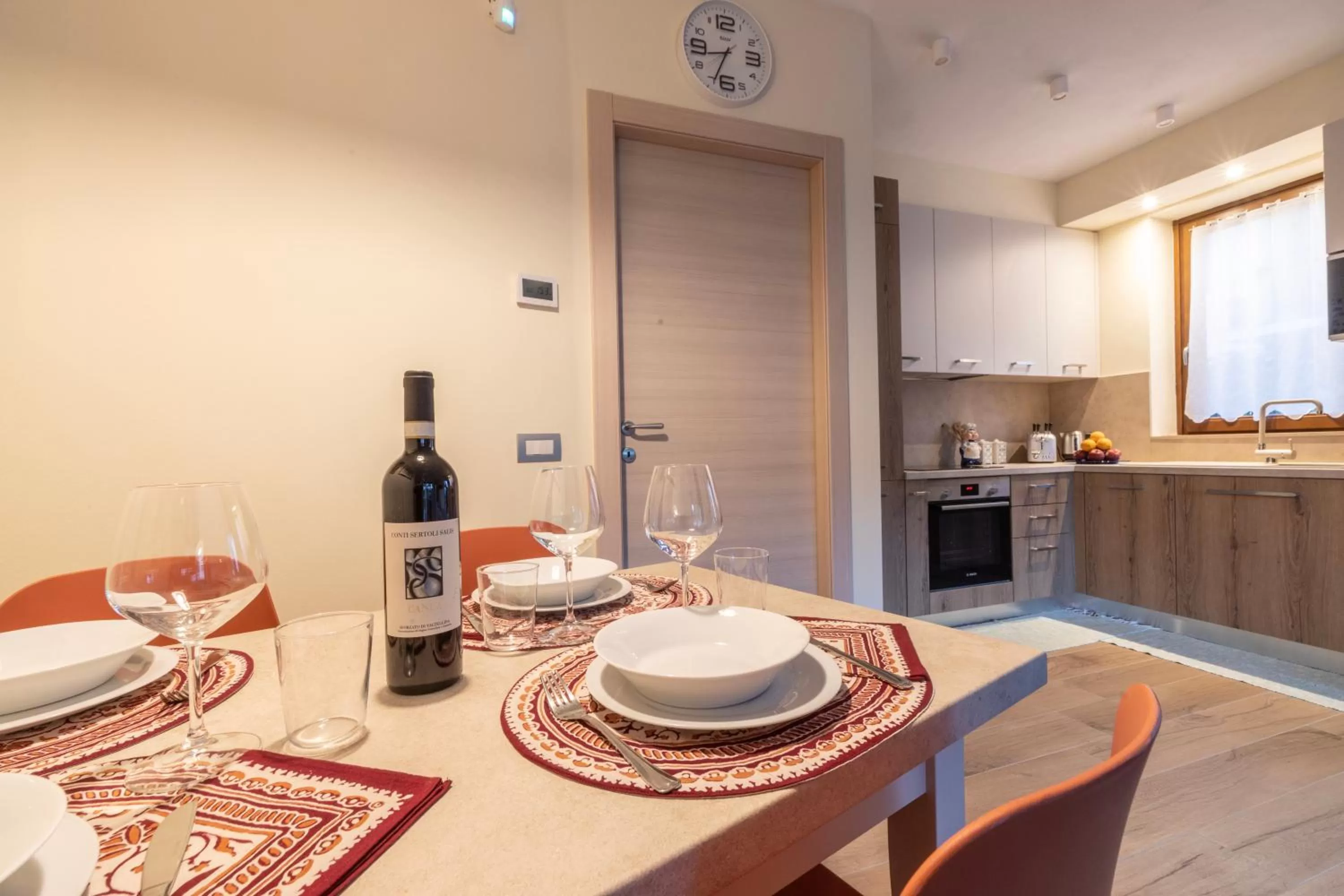 Dining area in La Casa sul Fiume