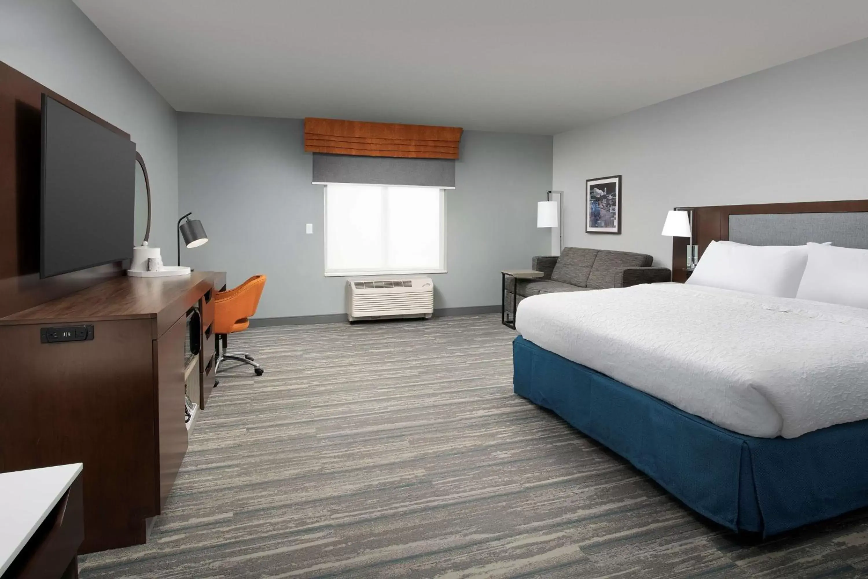 Bedroom, TV/Entertainment Center in Hampton Inn & Suites Rapid City Rushmore, SD