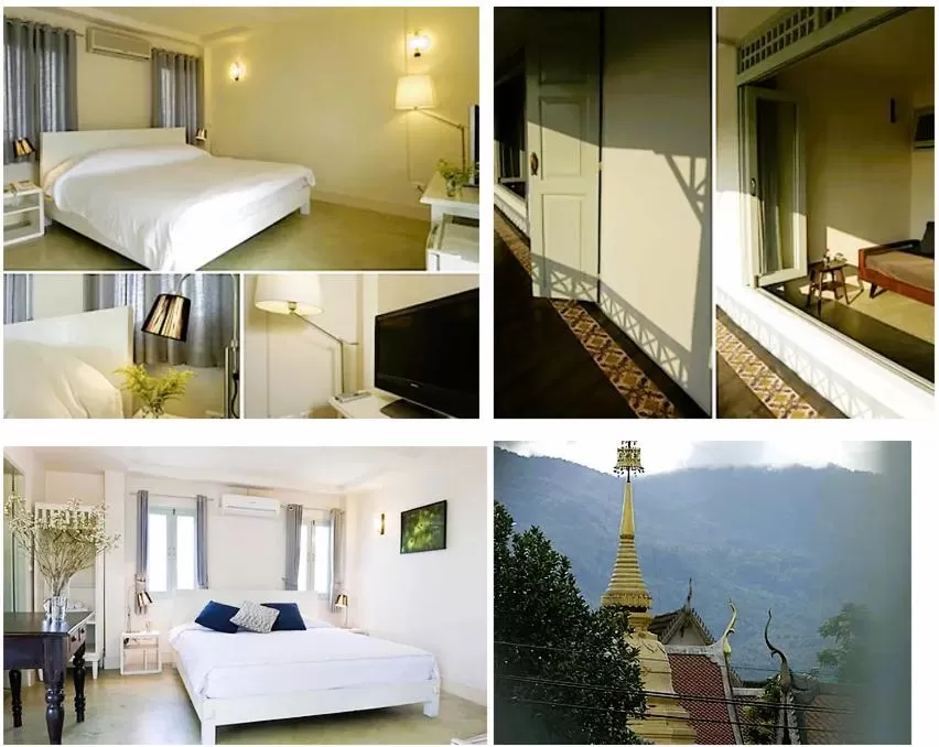 Bed in Villa Duangchampa