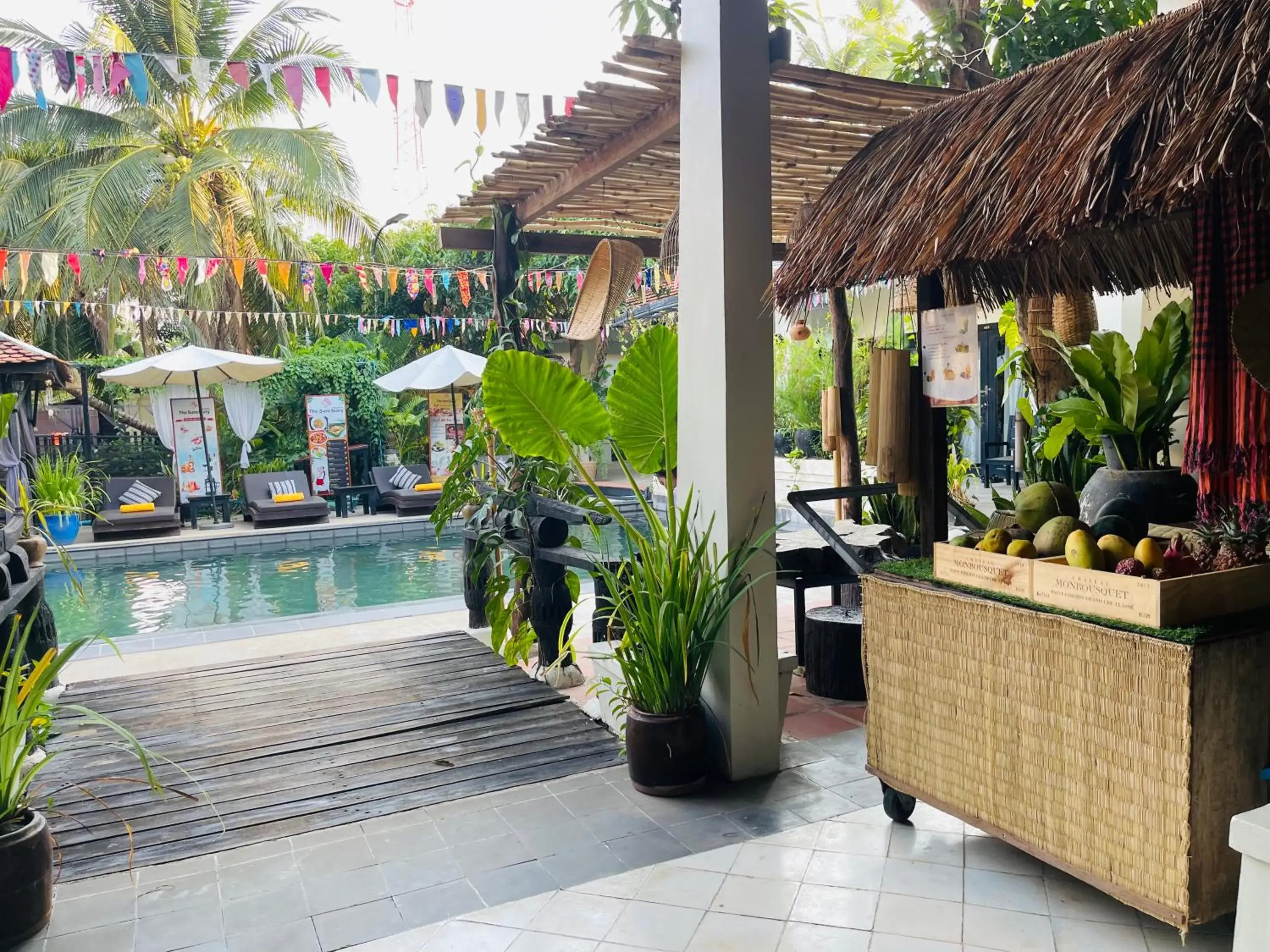 Swimming pool in The Sanctuary Villa Battambang