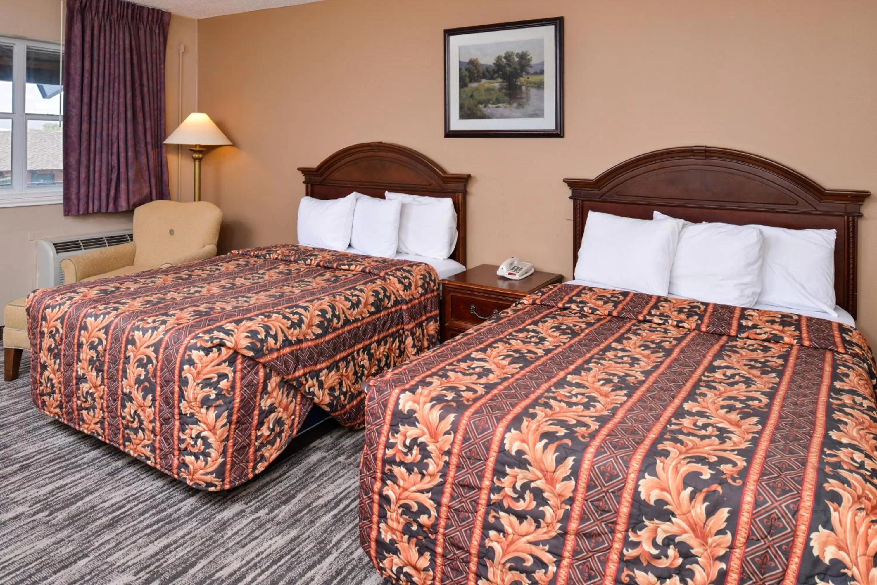 Bed in Ranch House Motel