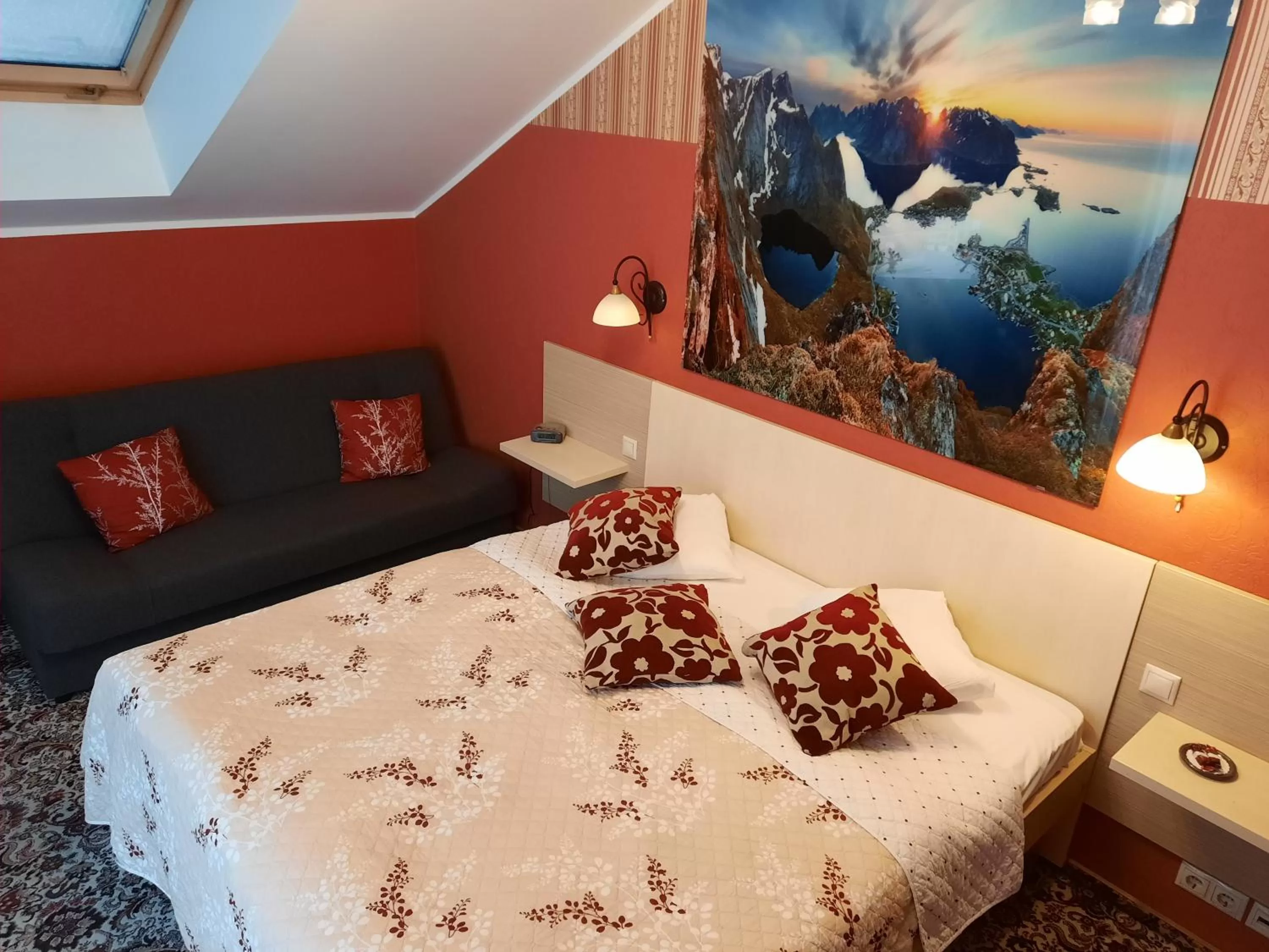 Bedroom, Bed in Hotel Pils with Self-Check in