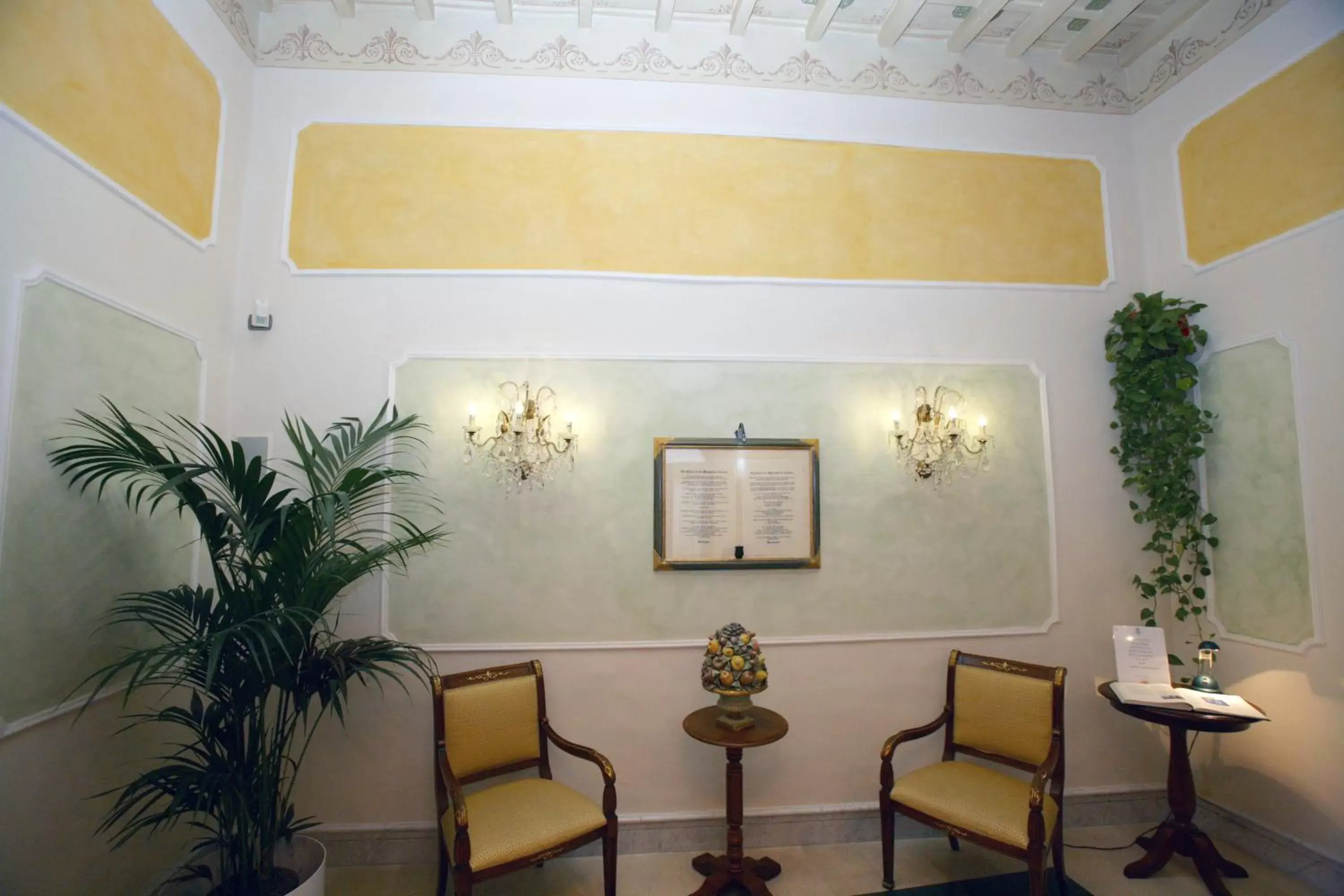 Decorative detail in Domus Florentiae Hotel