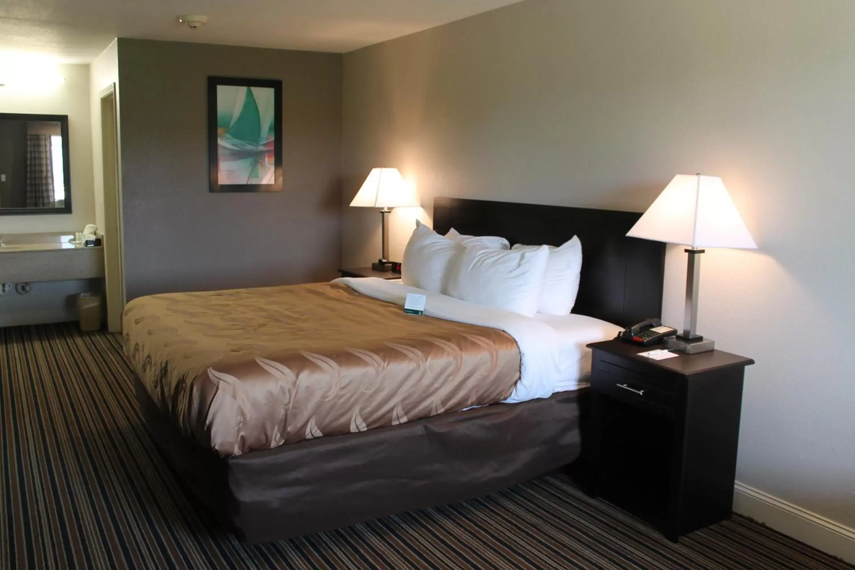Bed in Quality Inn & Suites Port Arthur - Nederland
