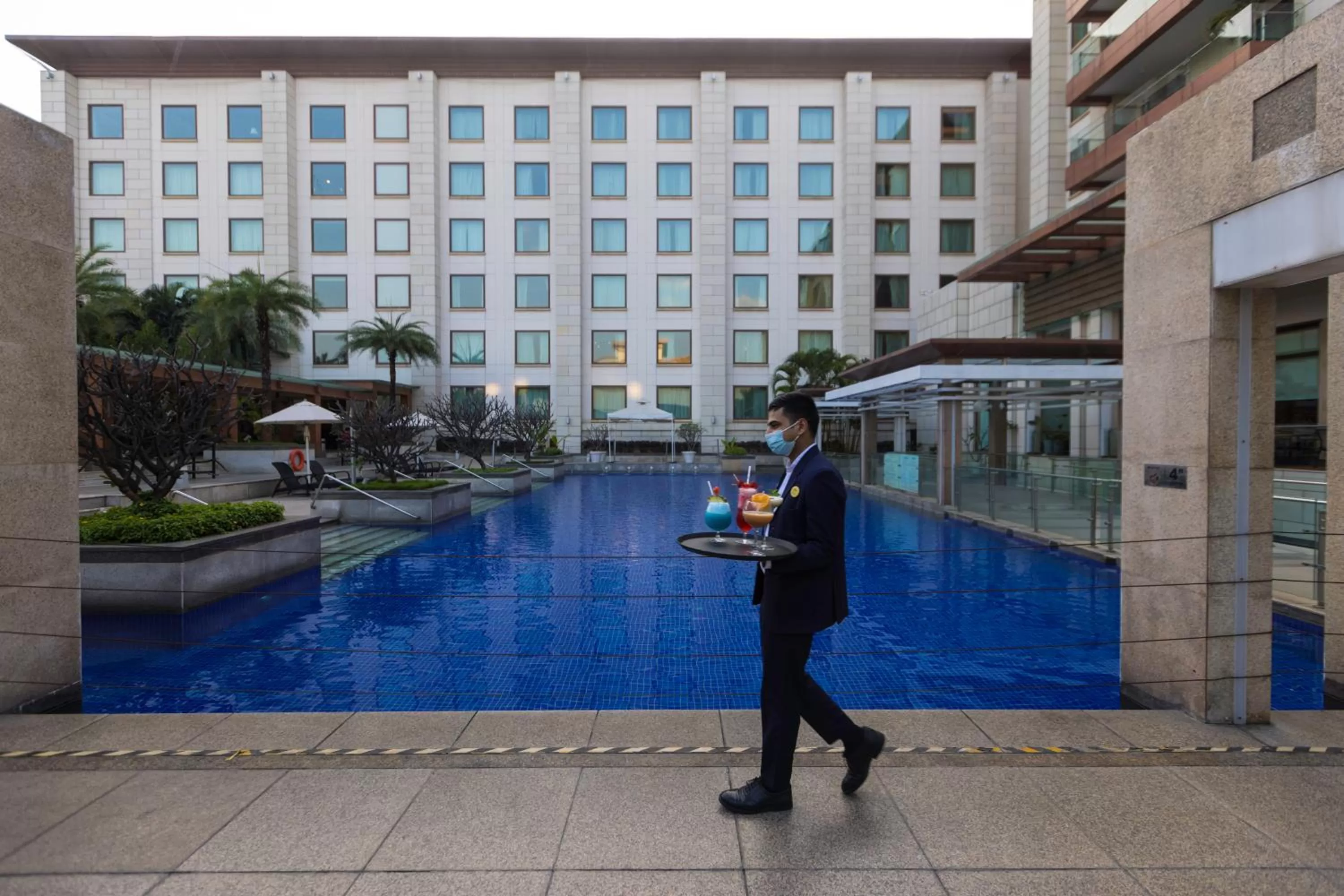 Swimming pool in Novotel Hyderabad Airport
