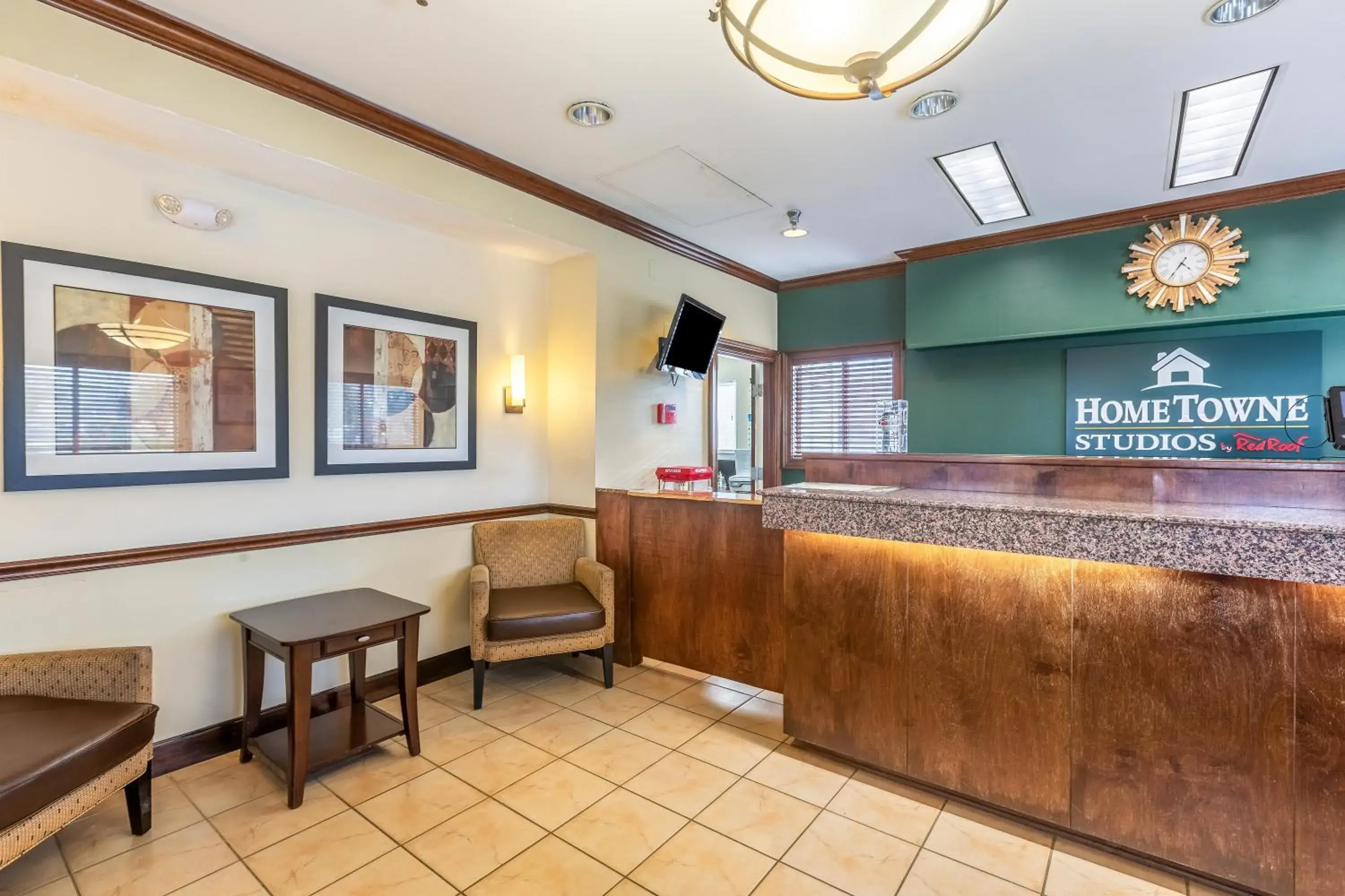 Lobby or reception in HomeTowne Studios by Red Roof Gainesville, GA Lobby or reception in HomeTowne Studios by Red Roof Gainesville, GA