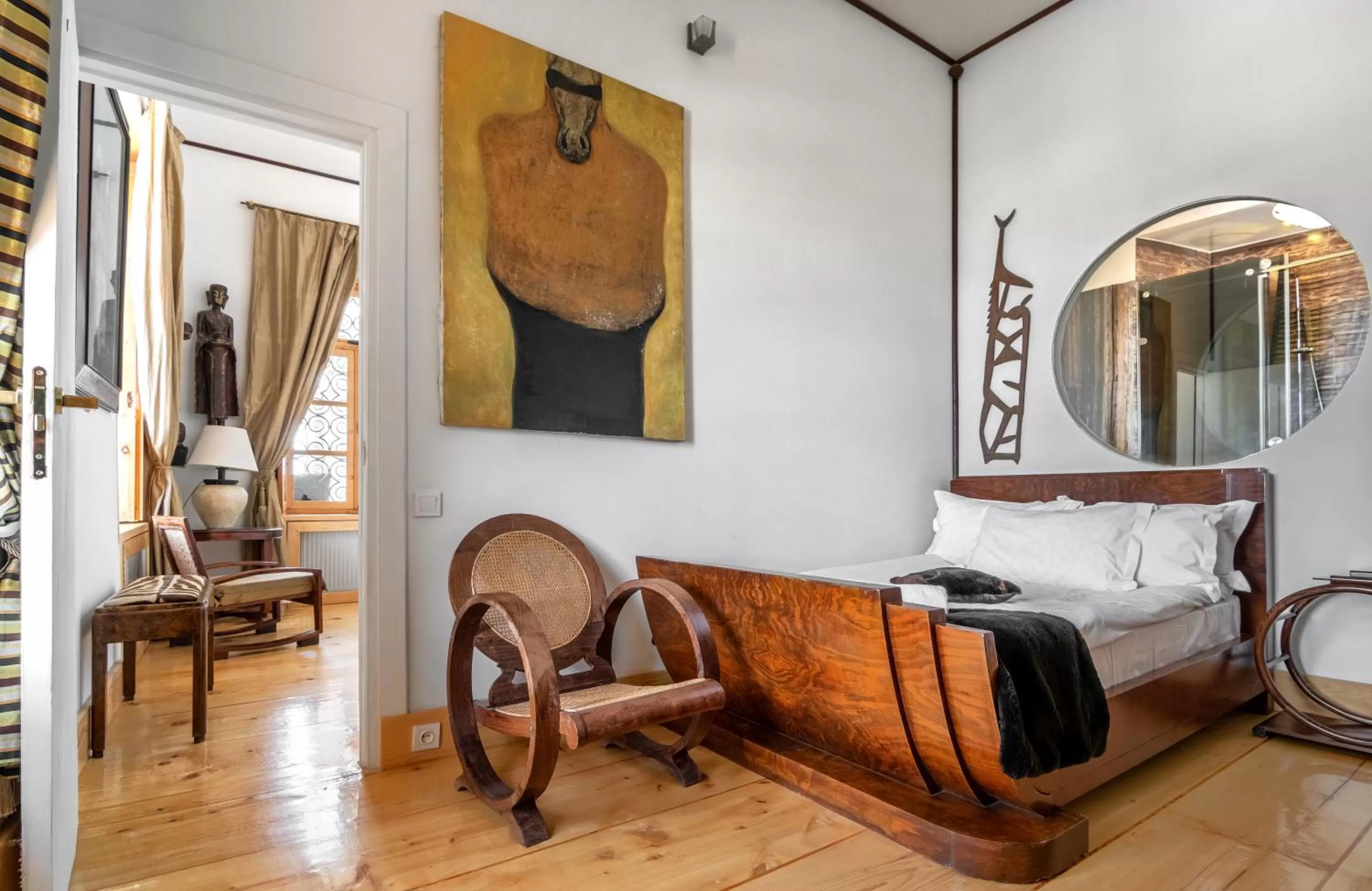 Bed in Castle in Old Town