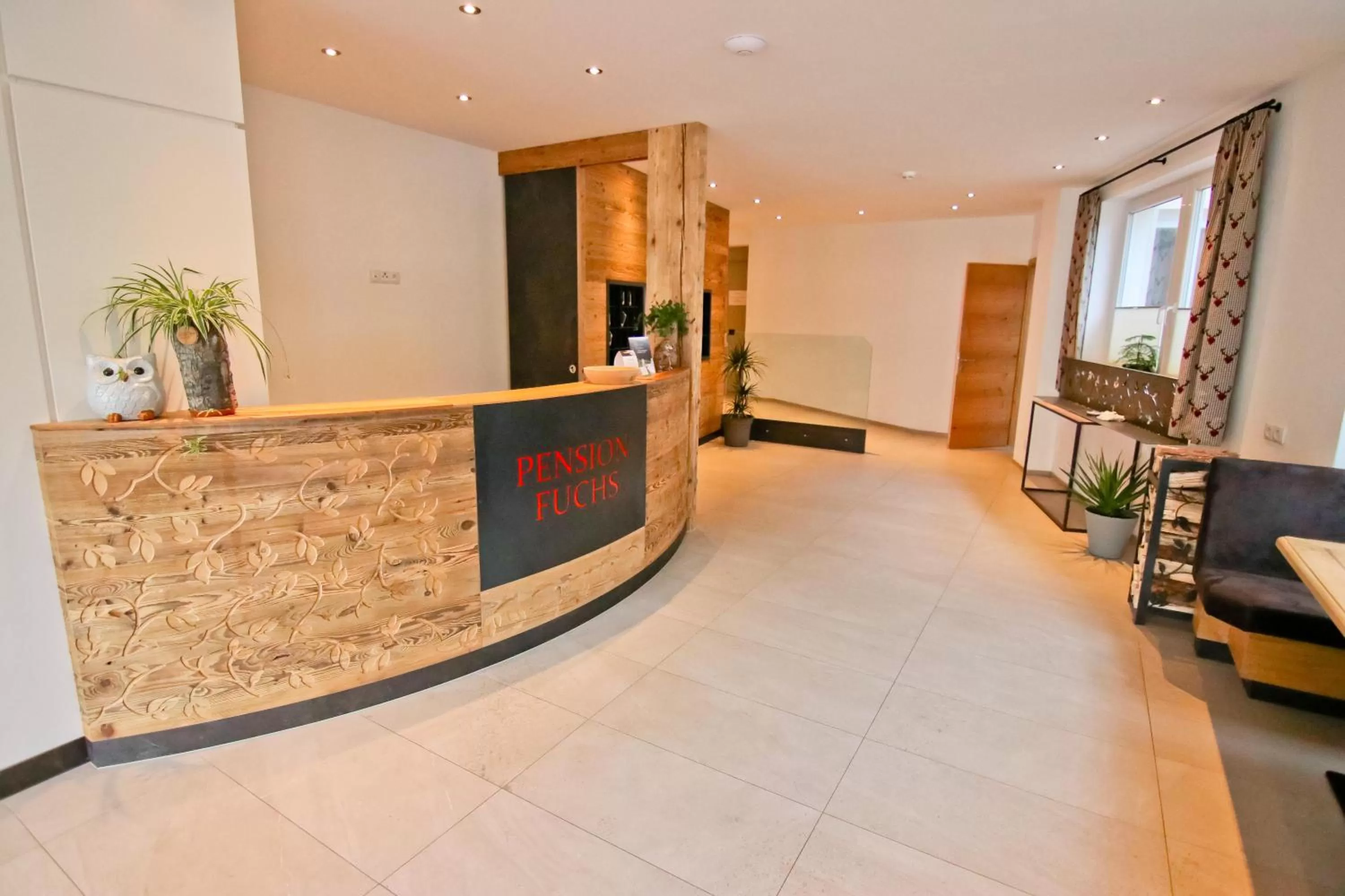 Lobby or reception in Pension Fuchs