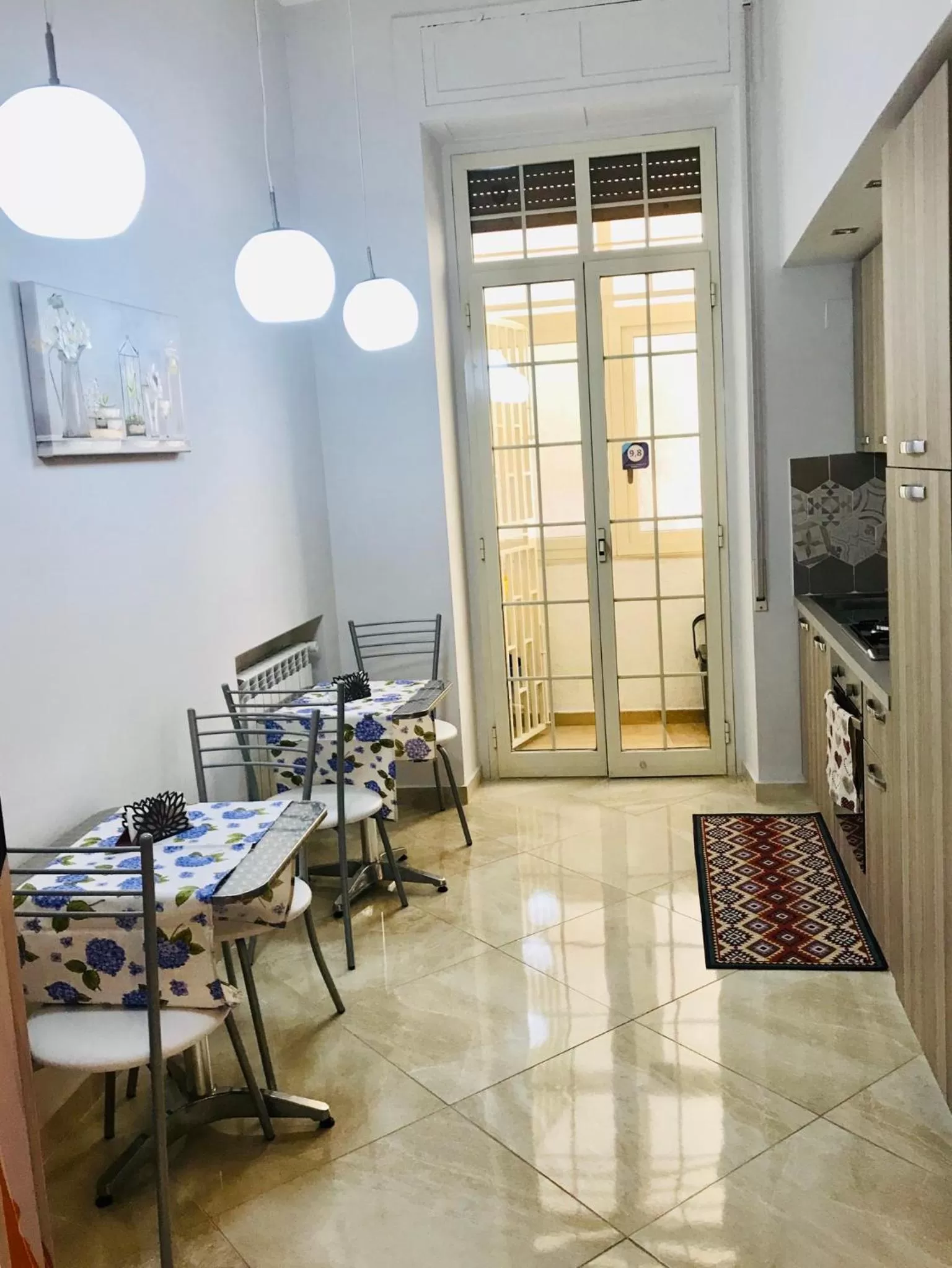 Communal kitchen in La Passeggiata di Girgenti