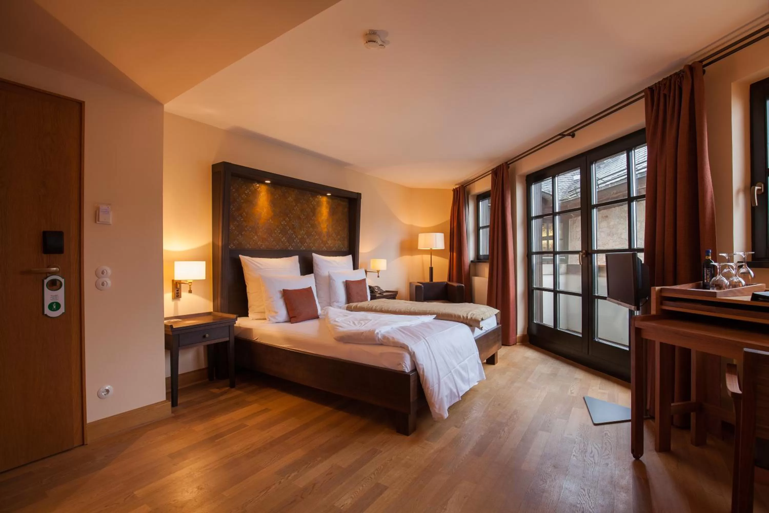 Photo of the whole room, Bed in Hotel Schloss Waldeck