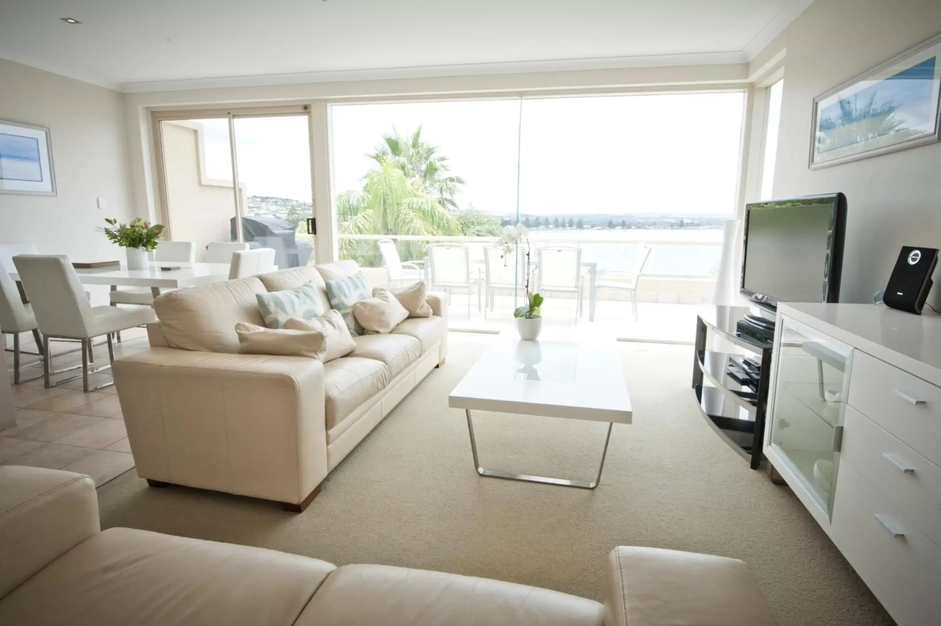 Living room in The Bluff Resort Apartments