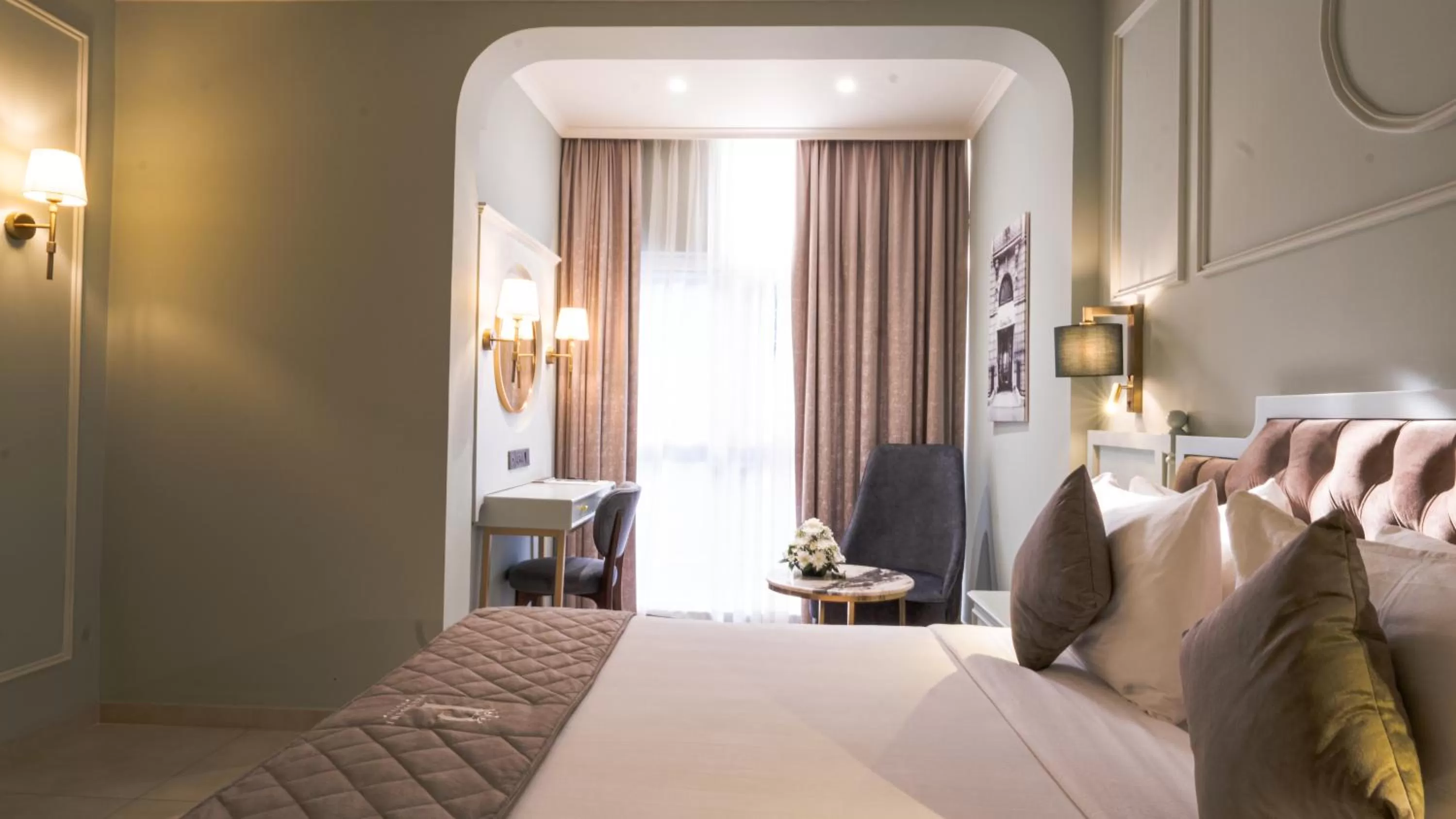 Bed in President Hotel