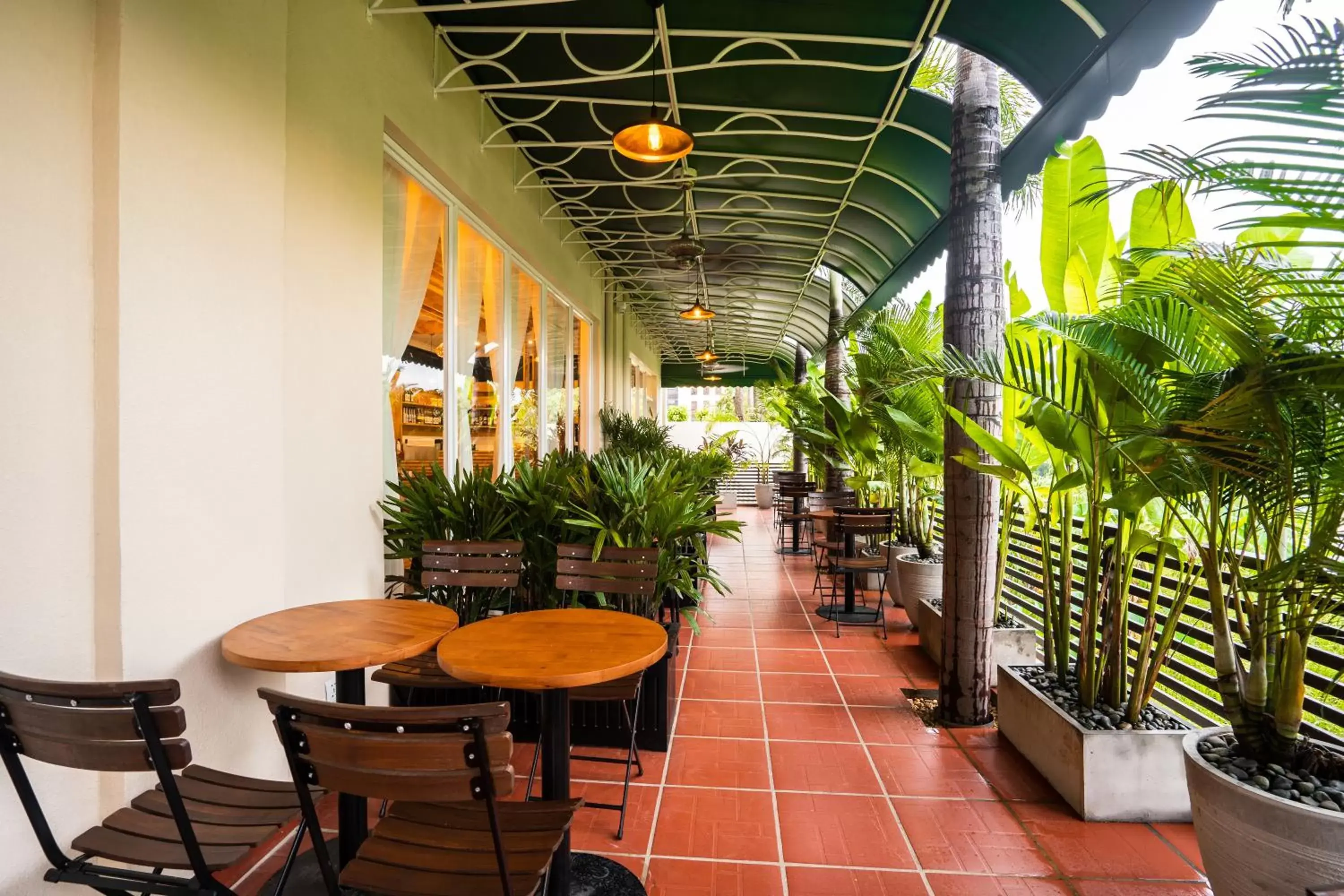 Patio in Le Kree Downtown Hotel