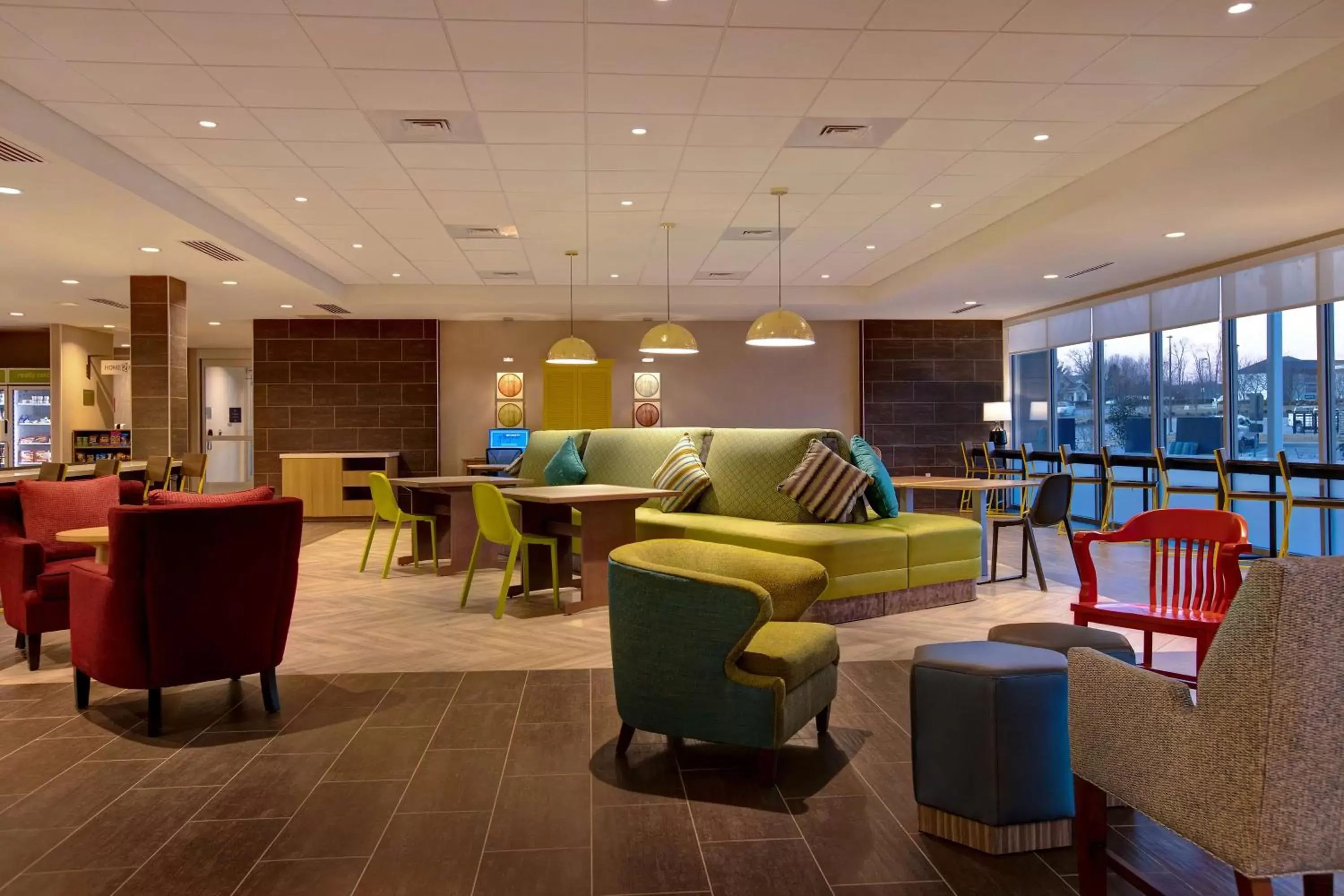 Lobby or reception, Lounge/Bar in Home2 Suites By Hilton Lexington Hamburg