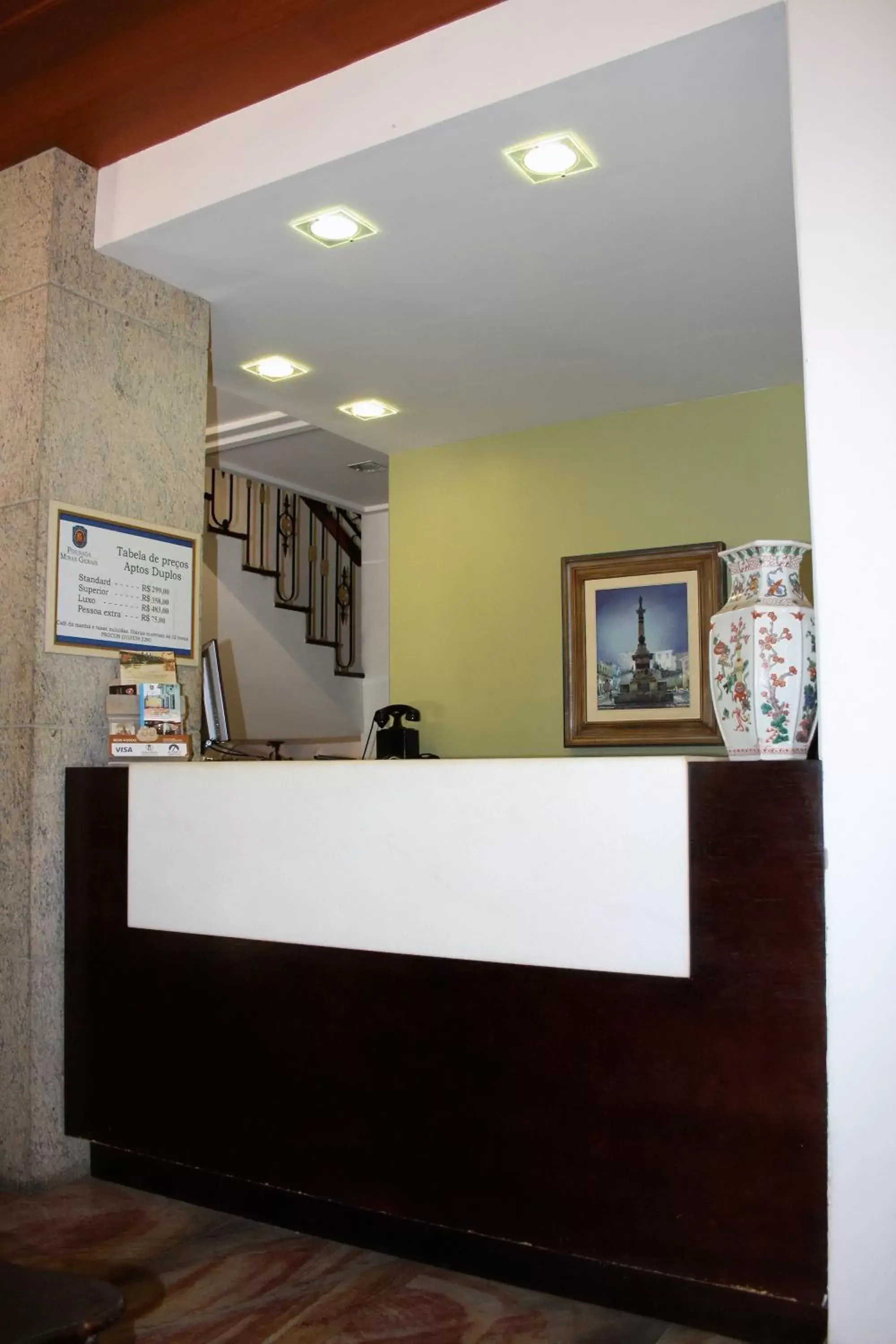 Facade/entrance, Lobby/Reception in Hotel Pousada Minas Gerais