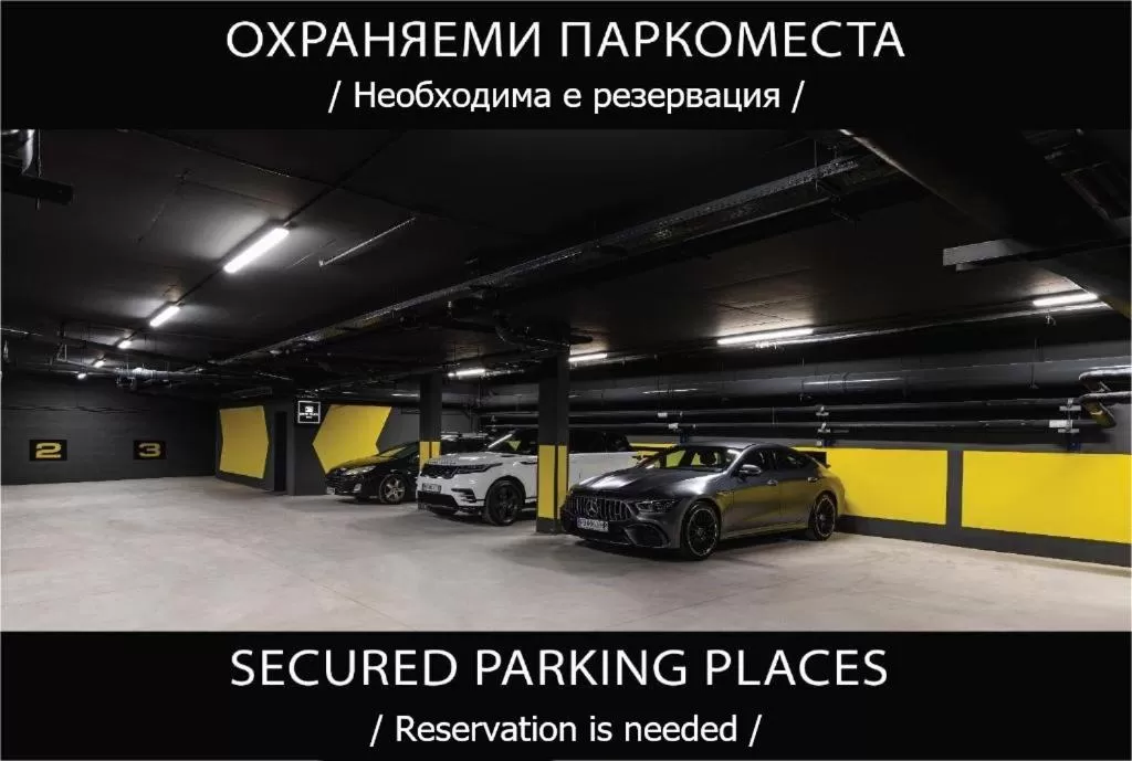 Parking in -- ESTE PARK HOTEL -- part of Urban Chic Luxury Design Hotels - Parking & Compliments - next to Shopping & Dining Mall Plovdiv