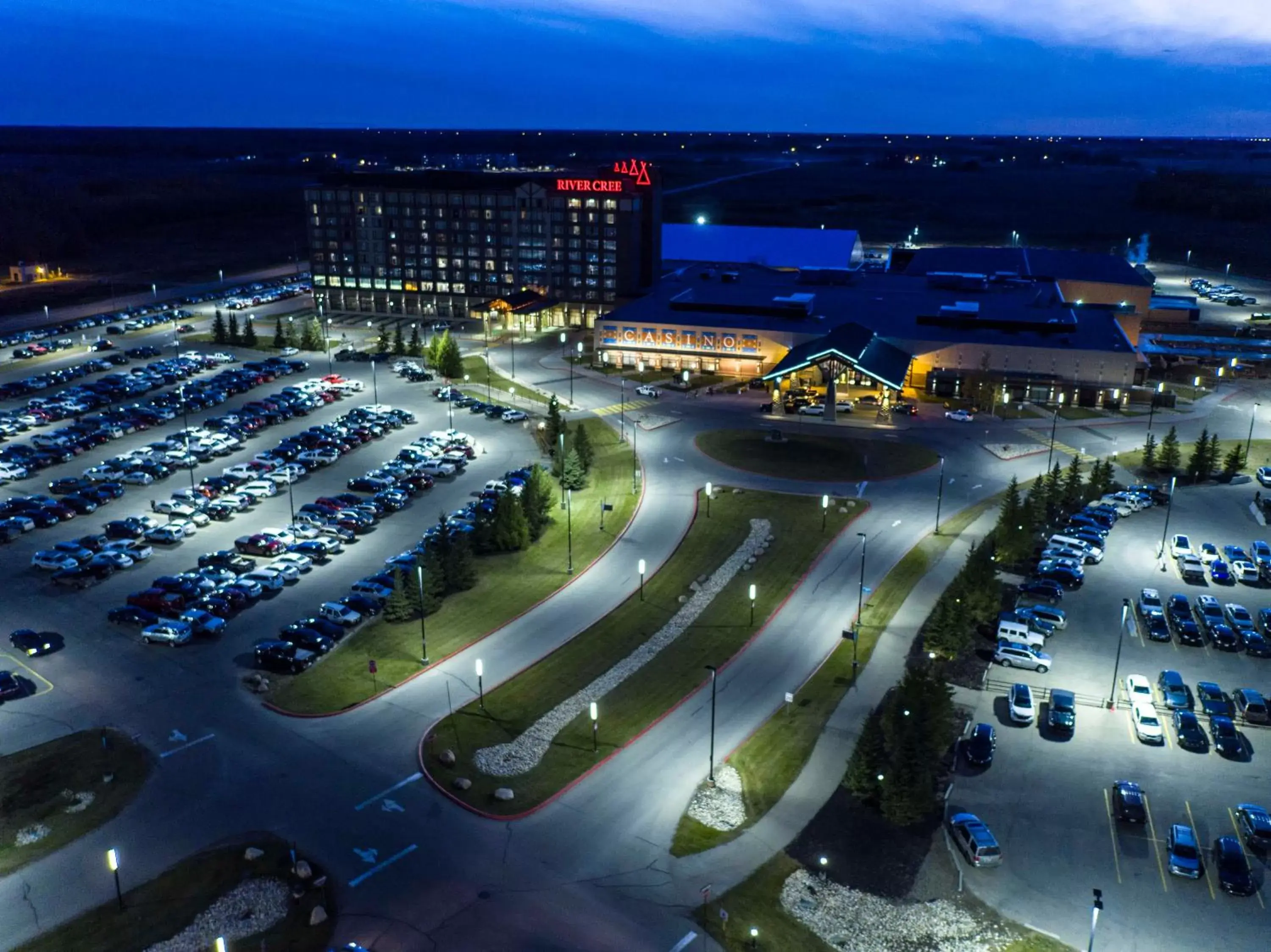 Bird's eye view, Bird's-eye View in River Cree Resort & Casino