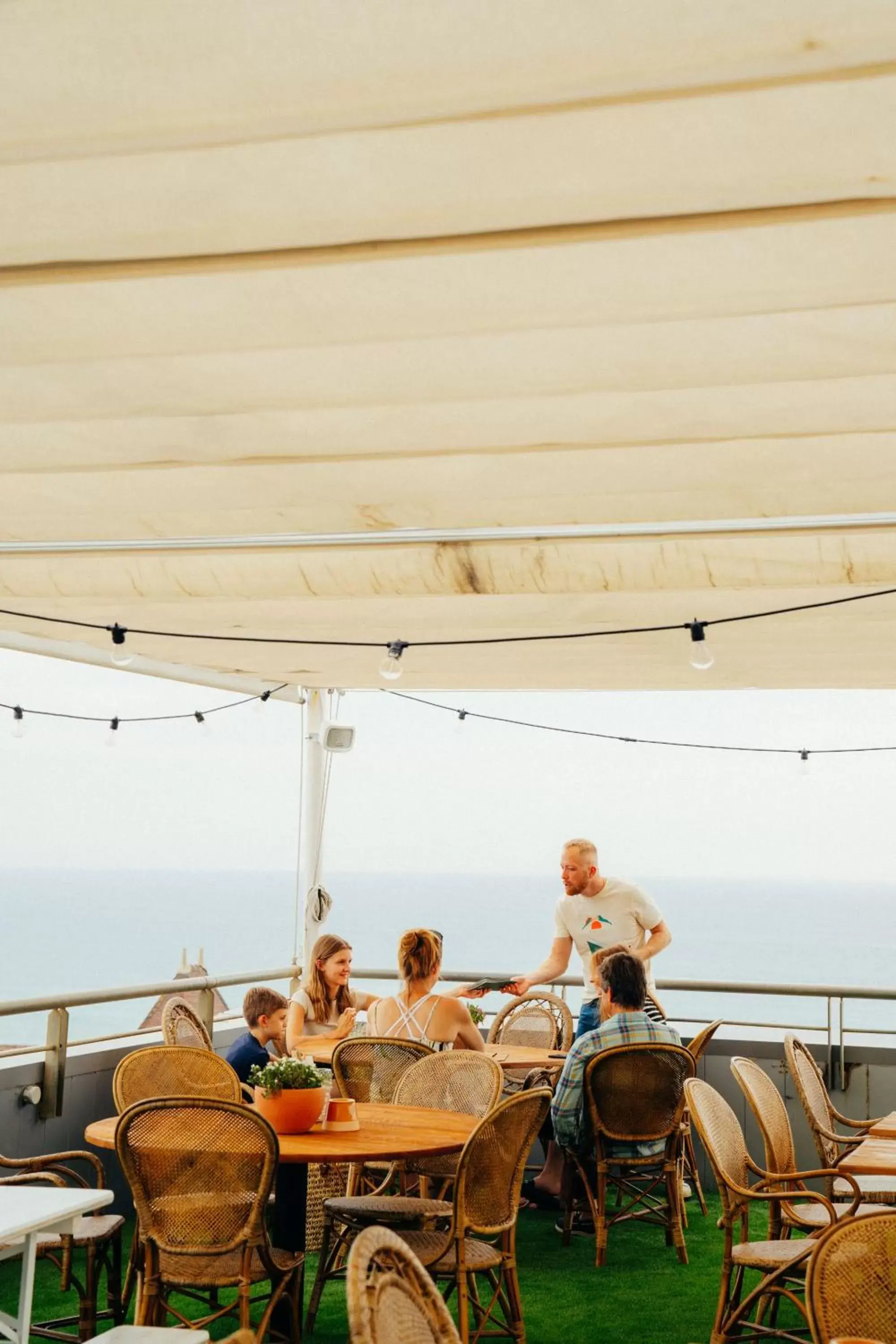 Patio in Radisson Blu Hotel Biarritz