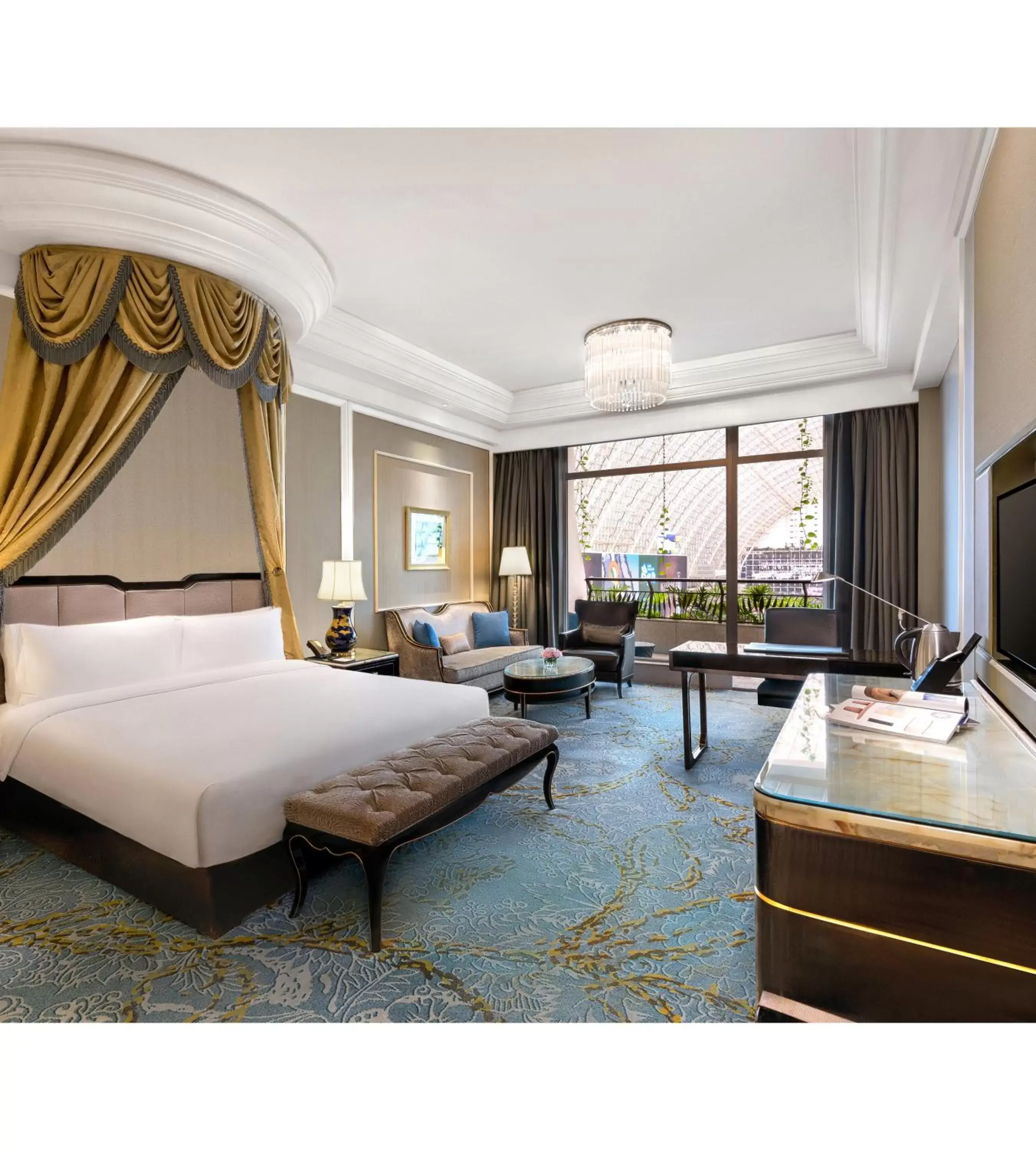 Bed in InterContinental Chengdu Global Center by IHG Bed in InterContinental Chengdu Global Center by IHG