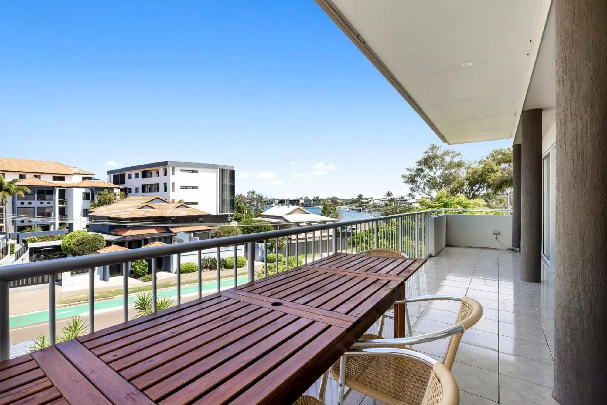 Balcony/Terrace in Central Motel Mooloolaba and Apartments