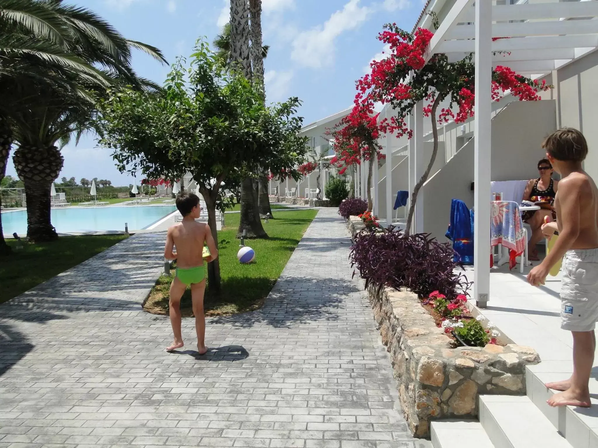 Garden in Mon Repos Hotel