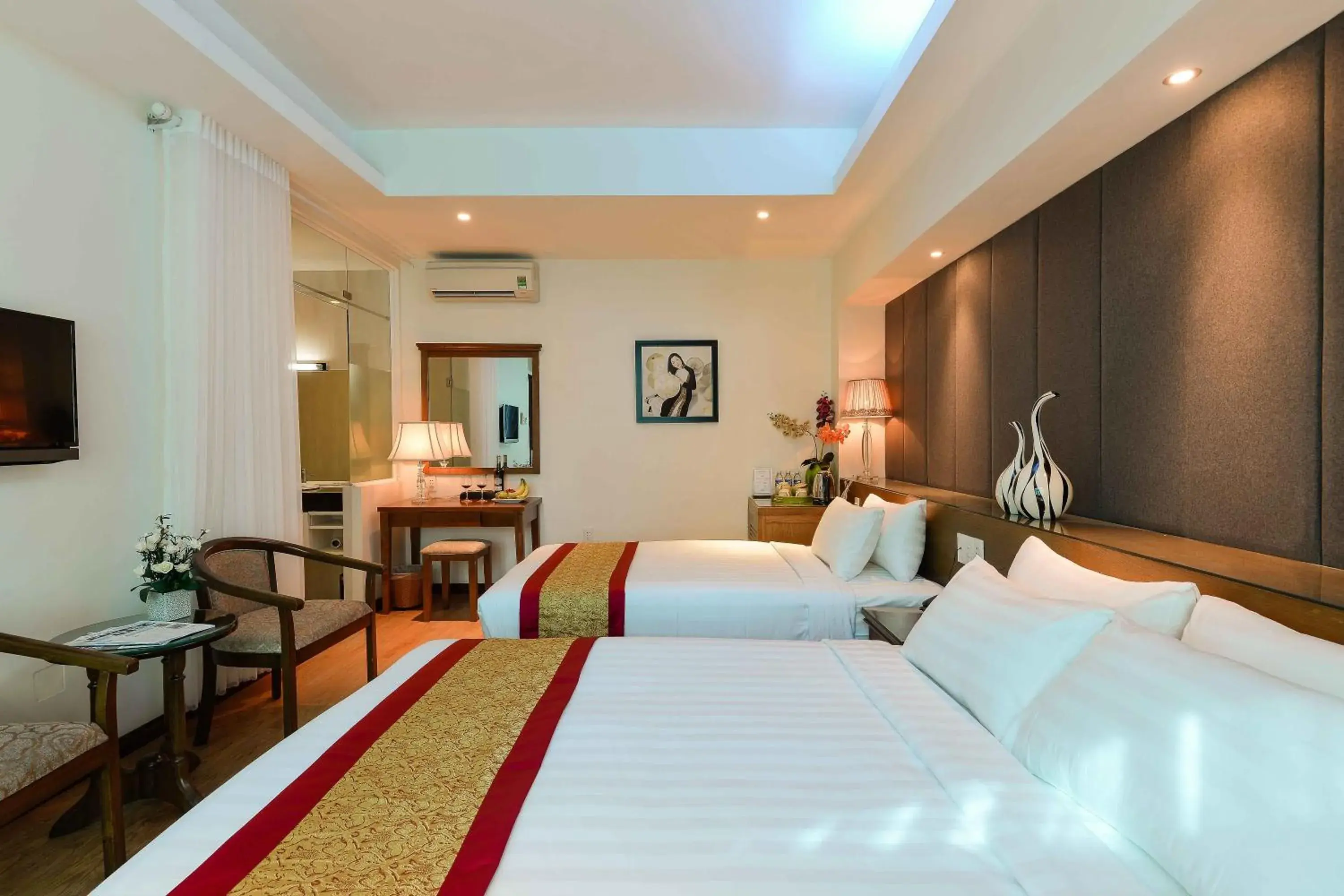 Bed in Saigonciti Hotel