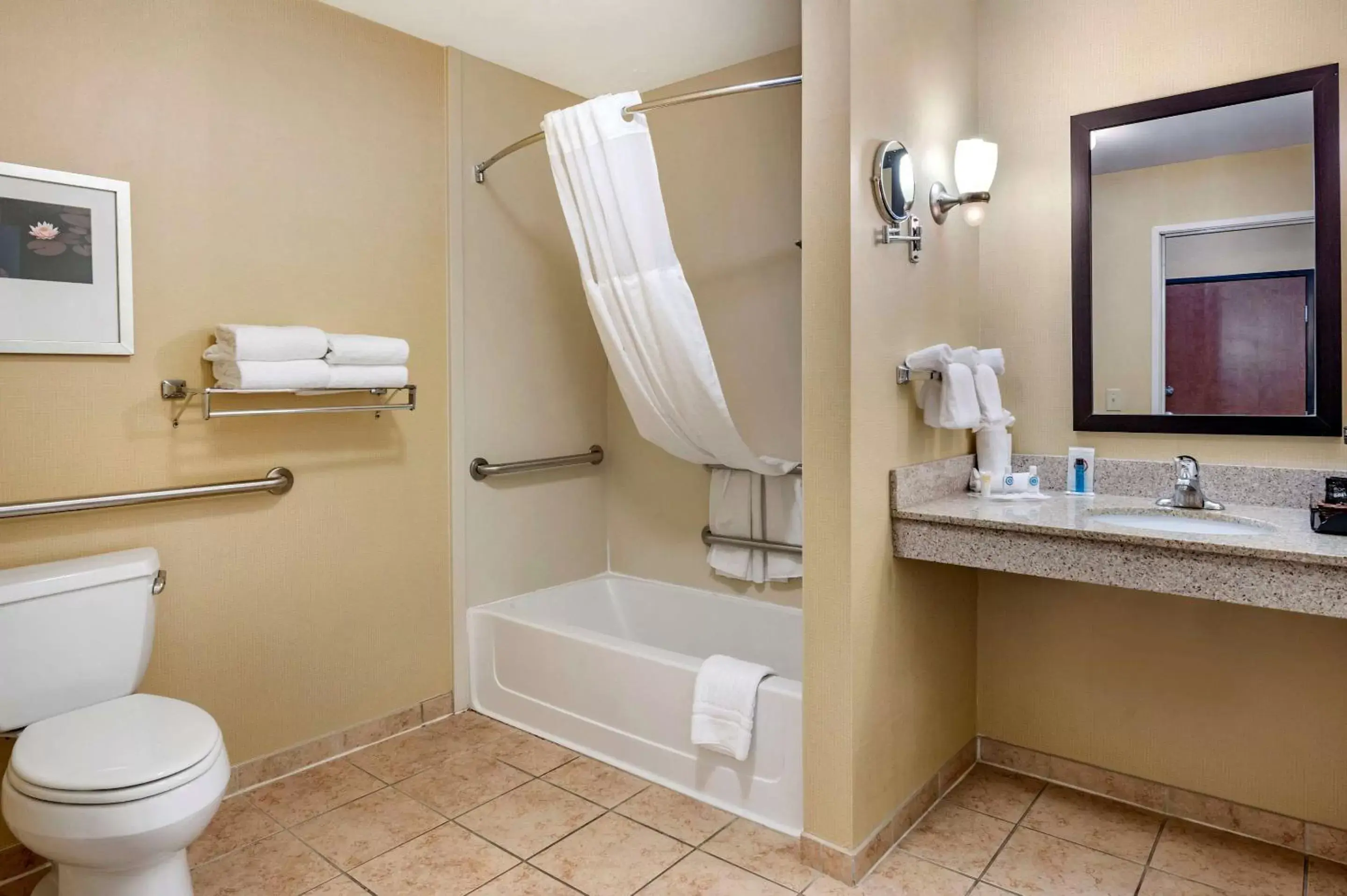 Photo of the whole room, Bathroom in Comfort Suites Urbana Champaign, University Area