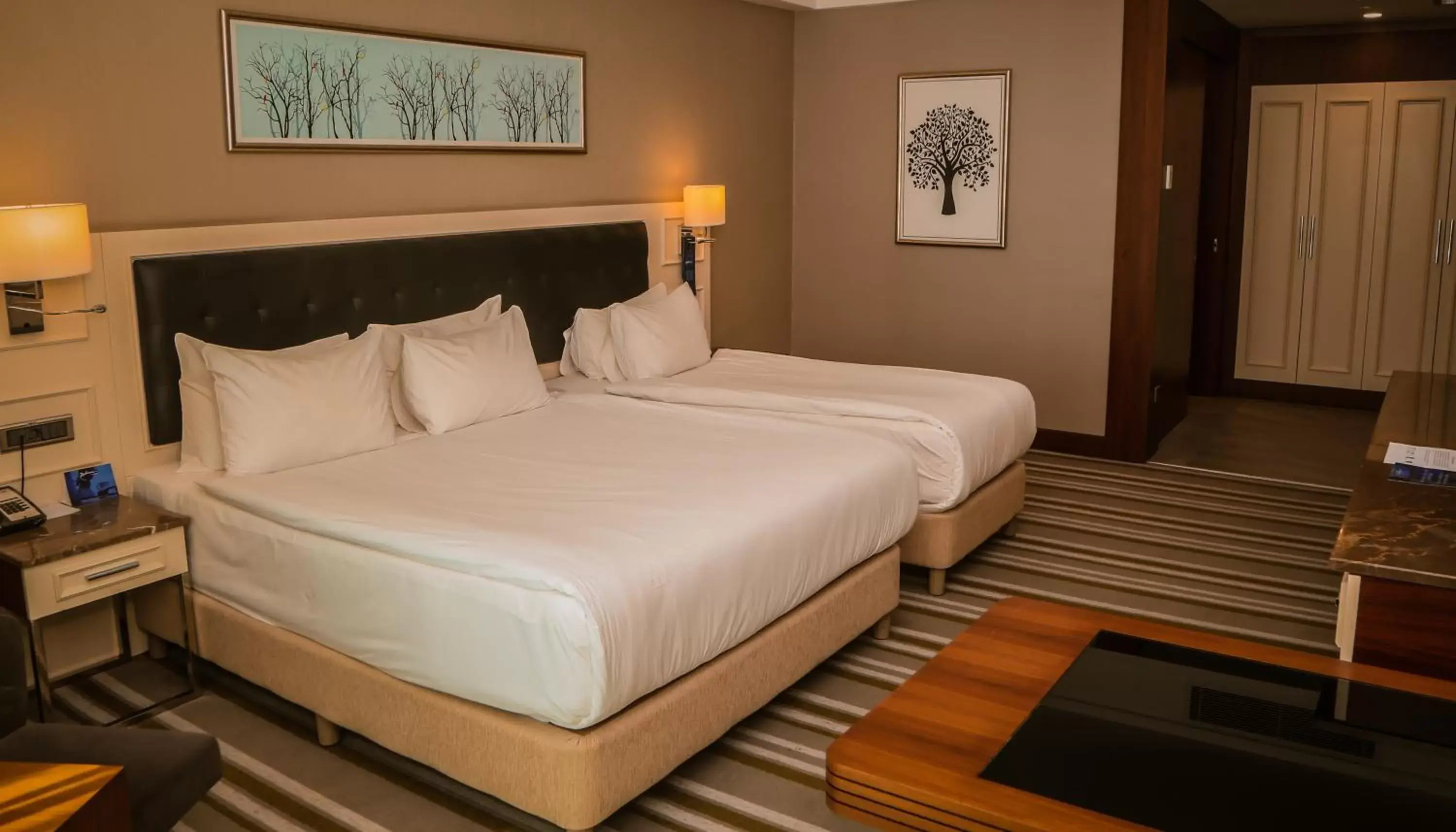 Bed in Radisson Blu Hotel, Diyarbakir