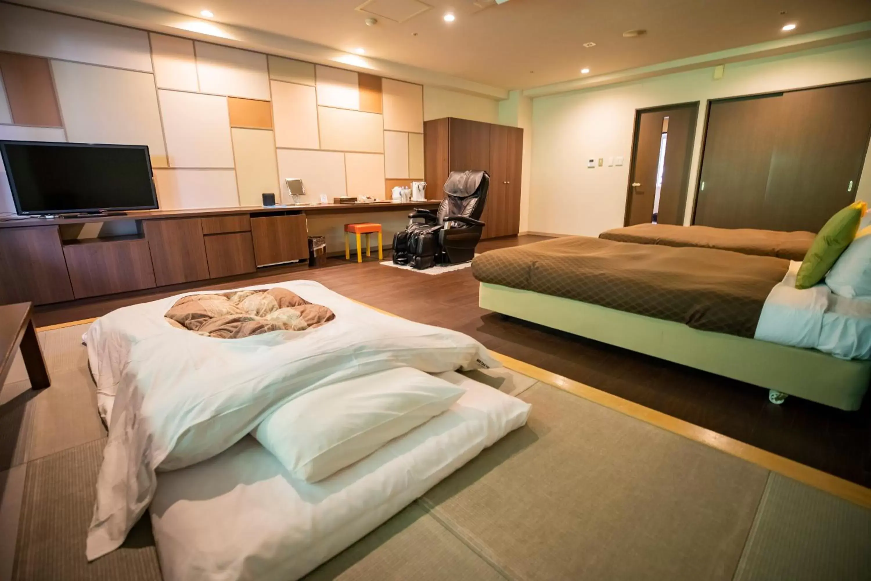Bed in Otaru Asari Classe Hotel