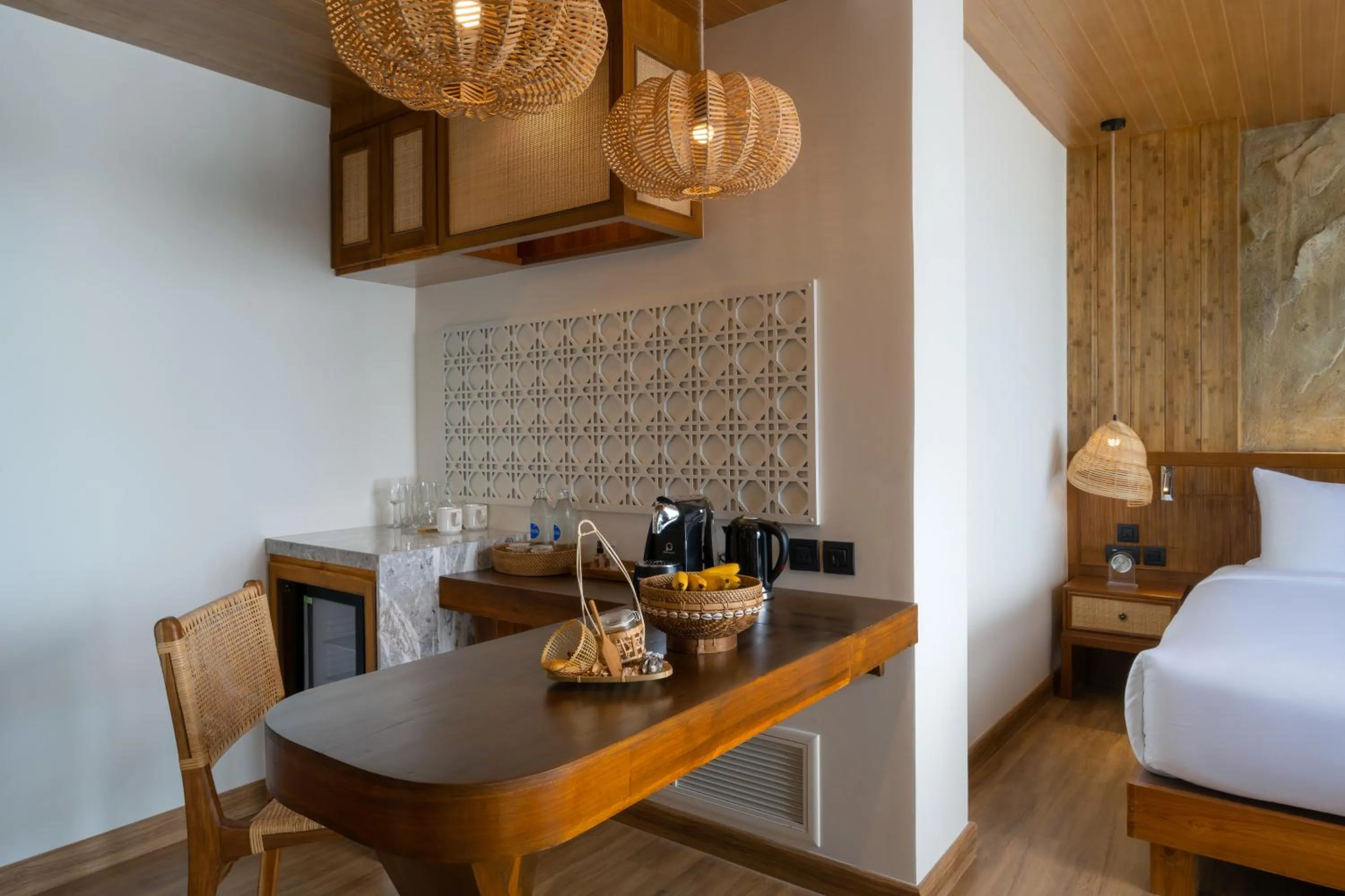 Coffee/tea facilities, Bed in SINAE Phuket Luxury Hotel