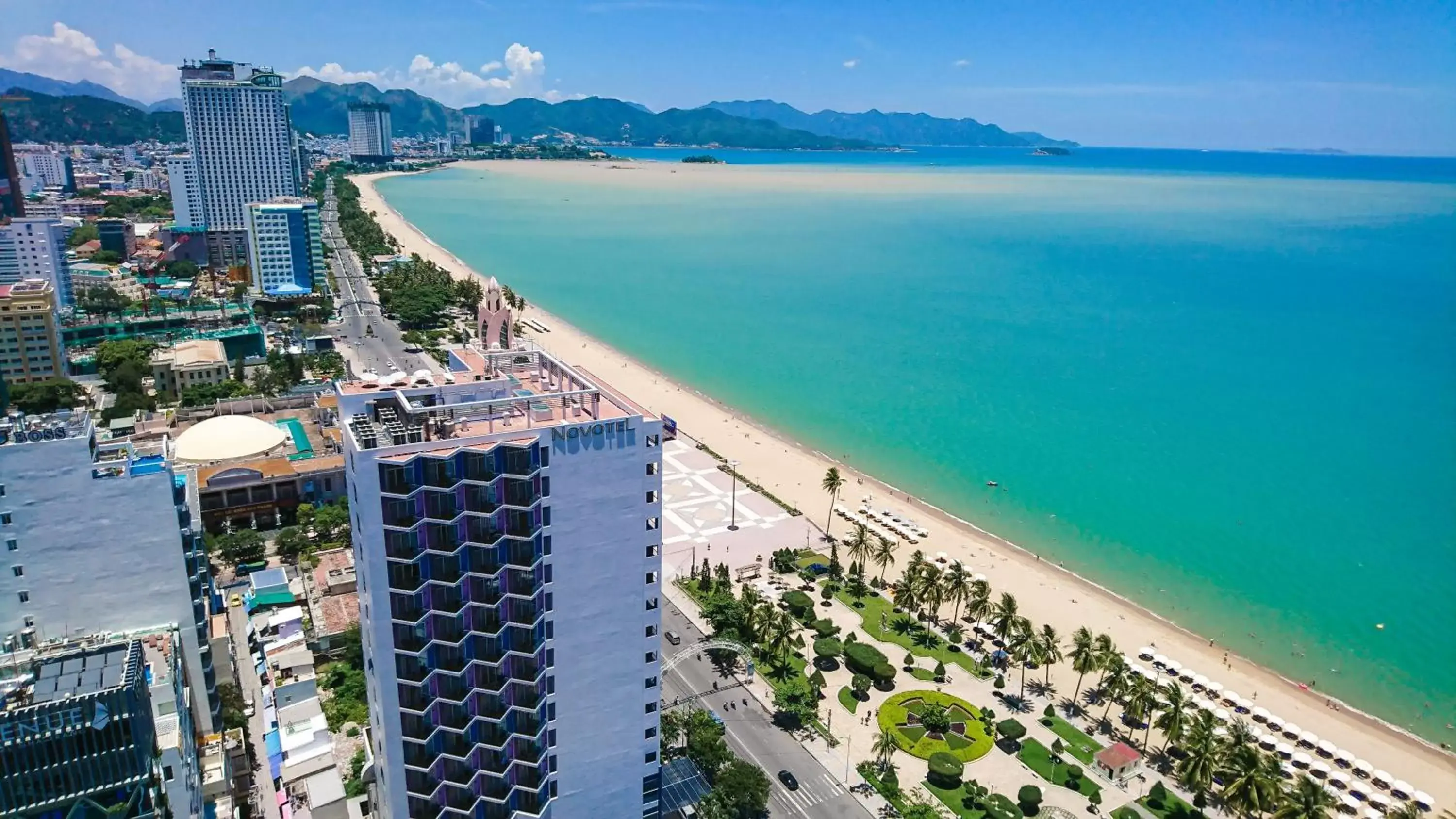 Bird's eye view in Gold Ocean Apartment Nha Trang Bird's eye view in Gold Ocean Apartment Nha Trang