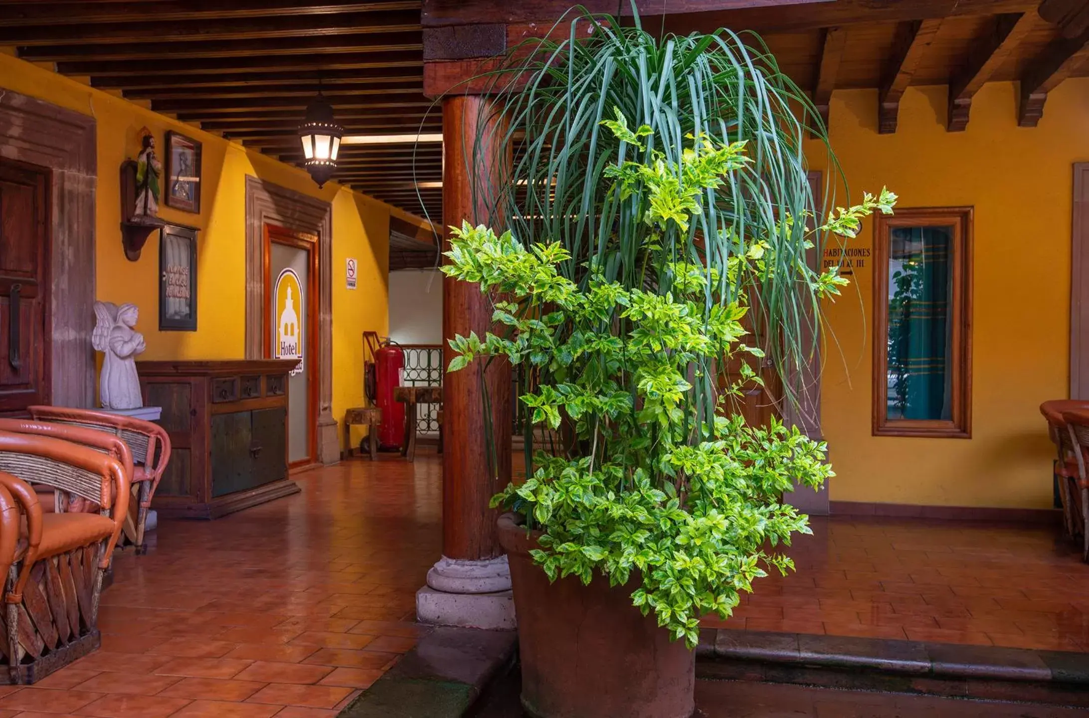 Patio in Hotel la Parroquia