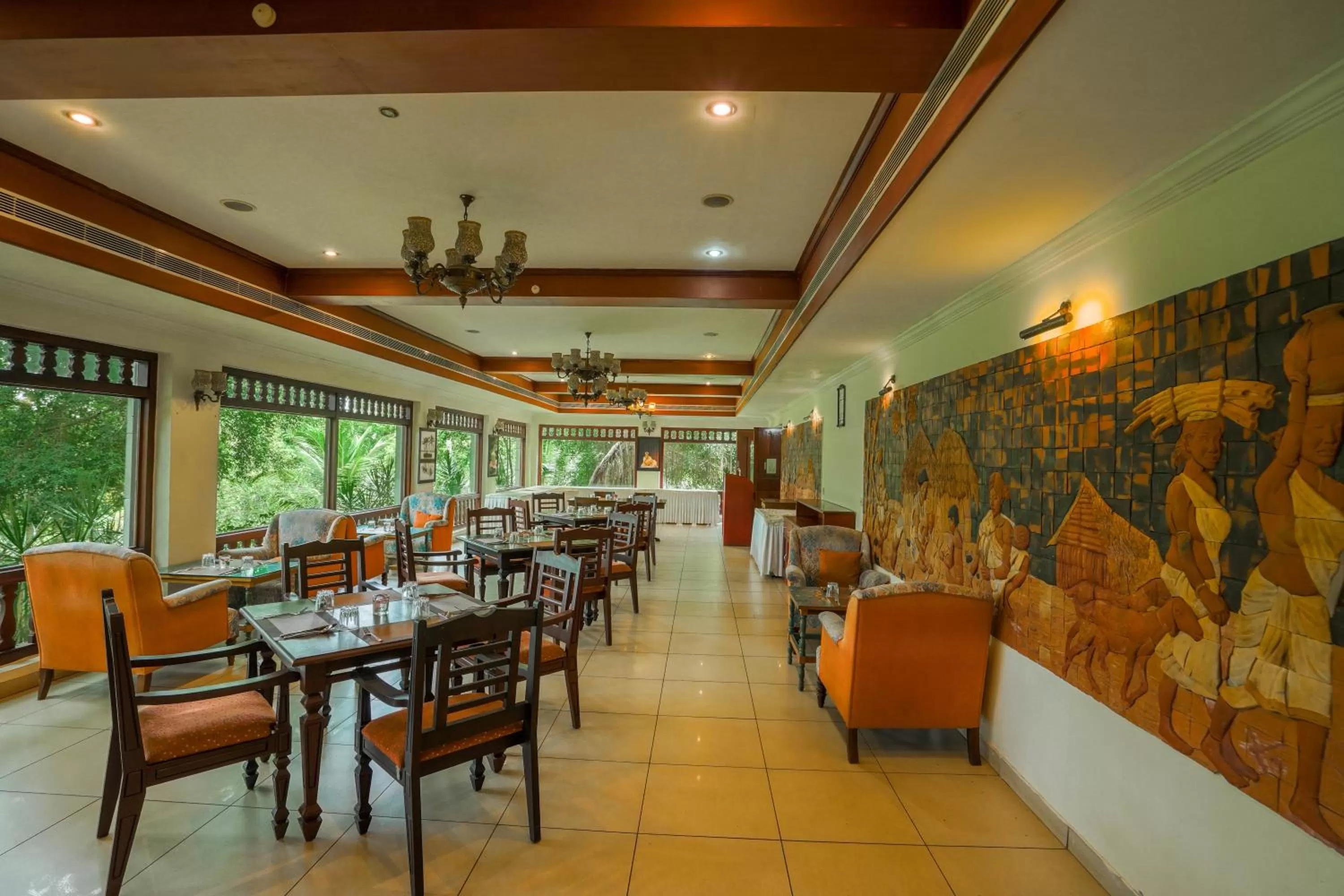 Restaurant/places to eat in Fragrant Nature Backwater Resort & Ayurveda Spa Kollam