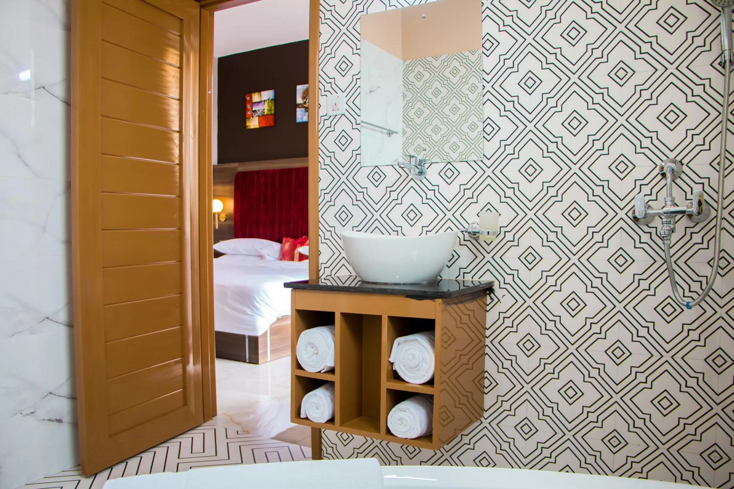 Bathroom in Hotel Horizon Entebbe