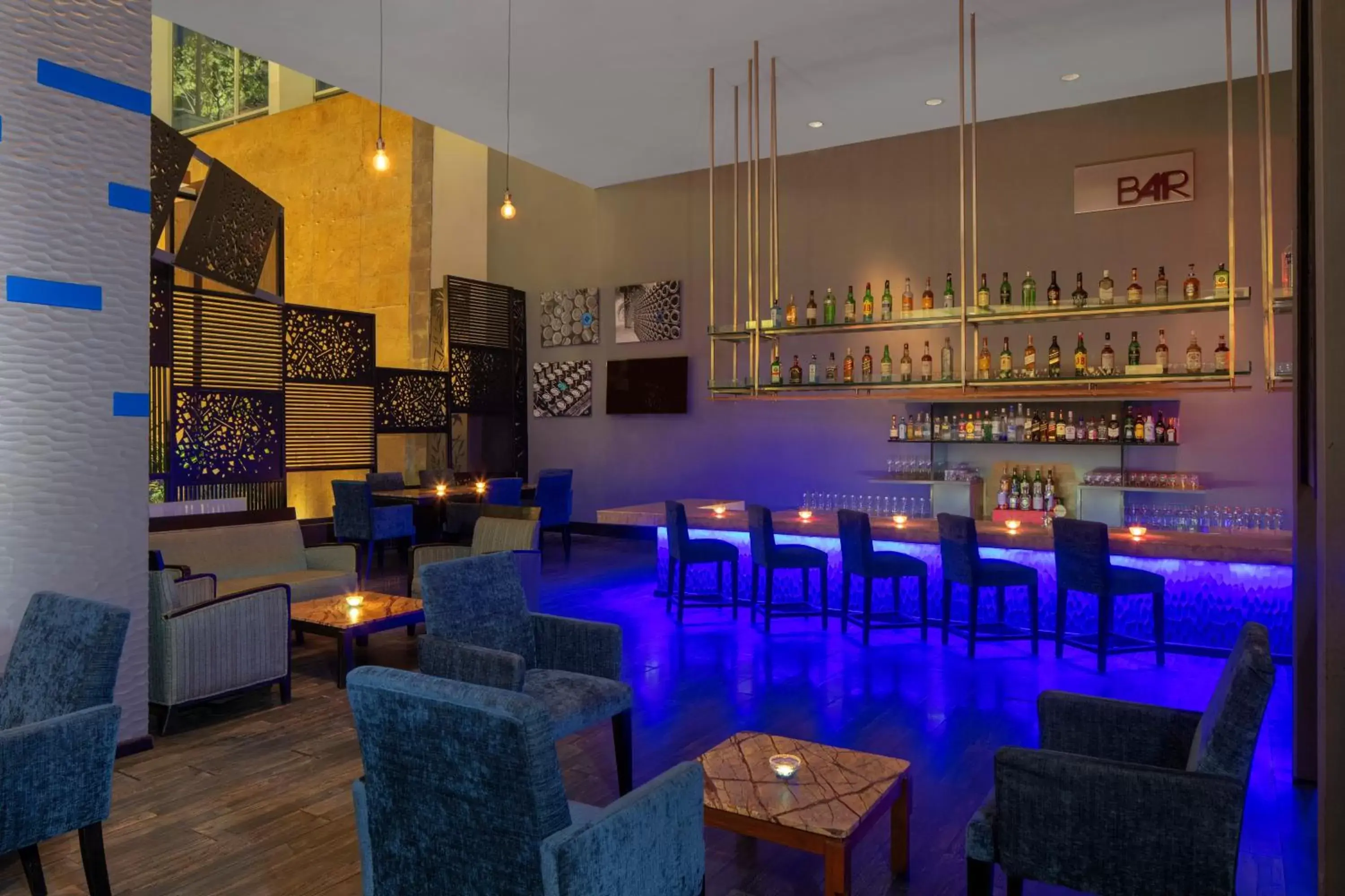 Lounge or bar, Lounge/Bar in Radisson Blu Plaza Hotel Hyderabad Banjara Hills