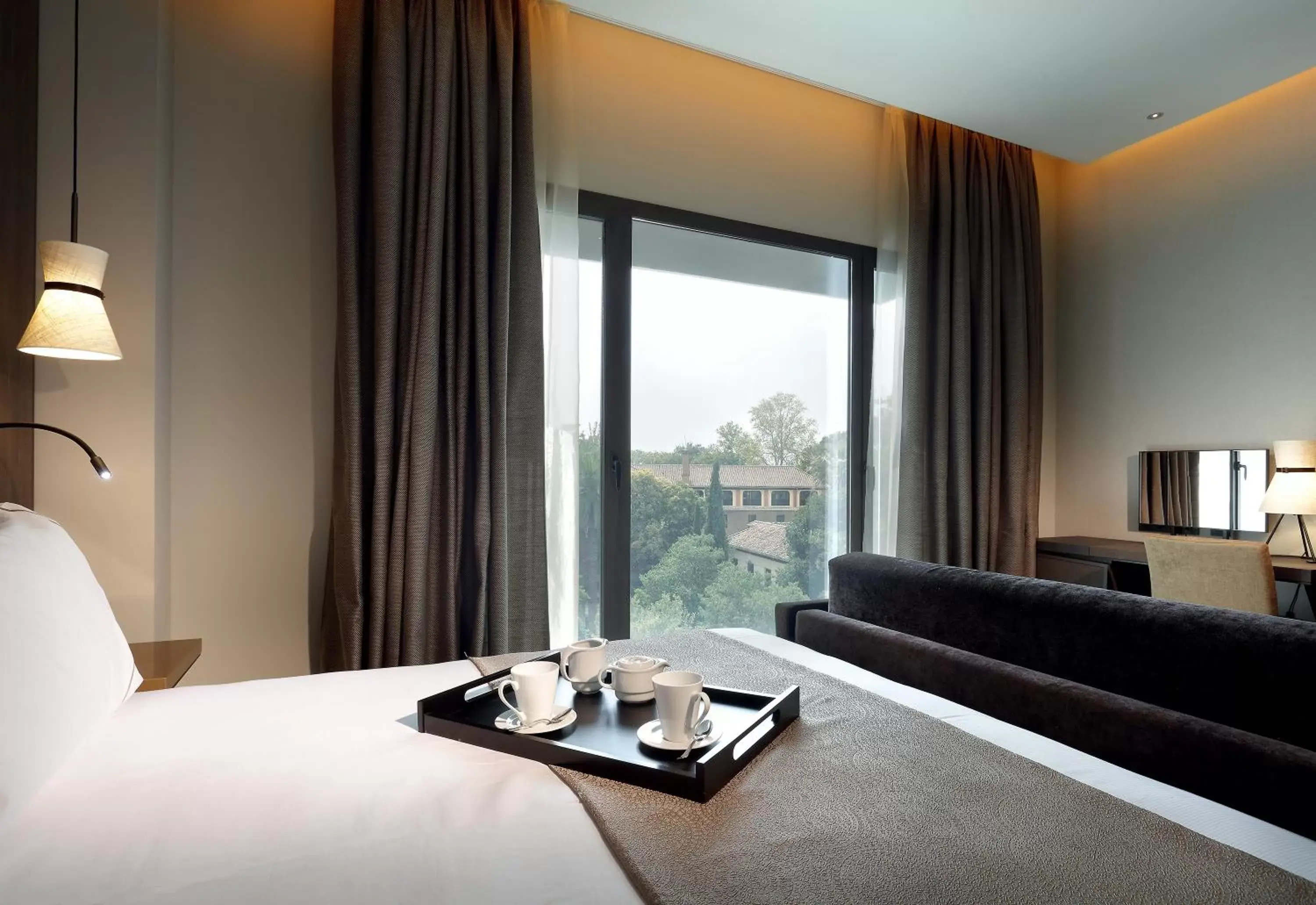 Bed, Seating Area in Áurea Washington Irving by Eurostars Hotel Company