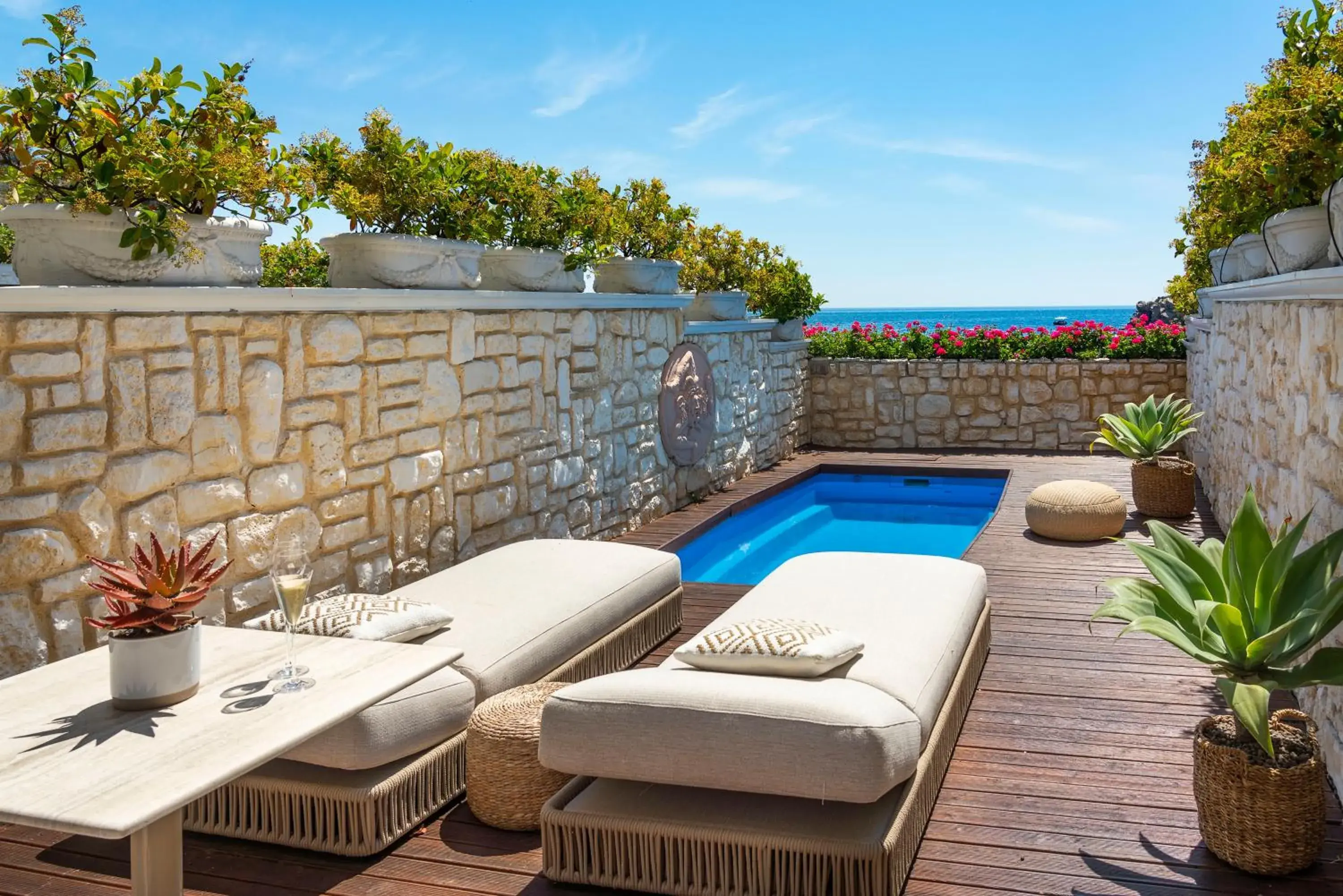 Balcony/Terrace, Swimming Pool in Grand Hotel Mazzaro Sea Palace