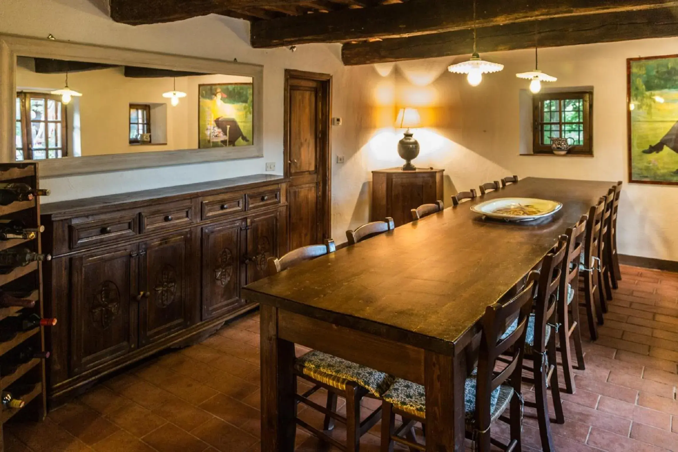 Dining area in Borgovera Resort