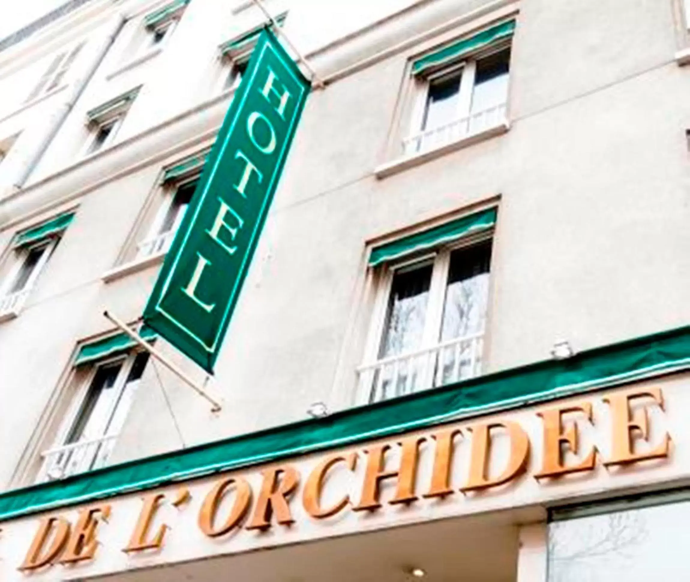 Facade/entrance, Property Logo/Sign in Hôtel Orchidée