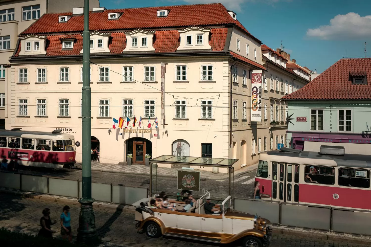 Property building in Hotel Roma Prague