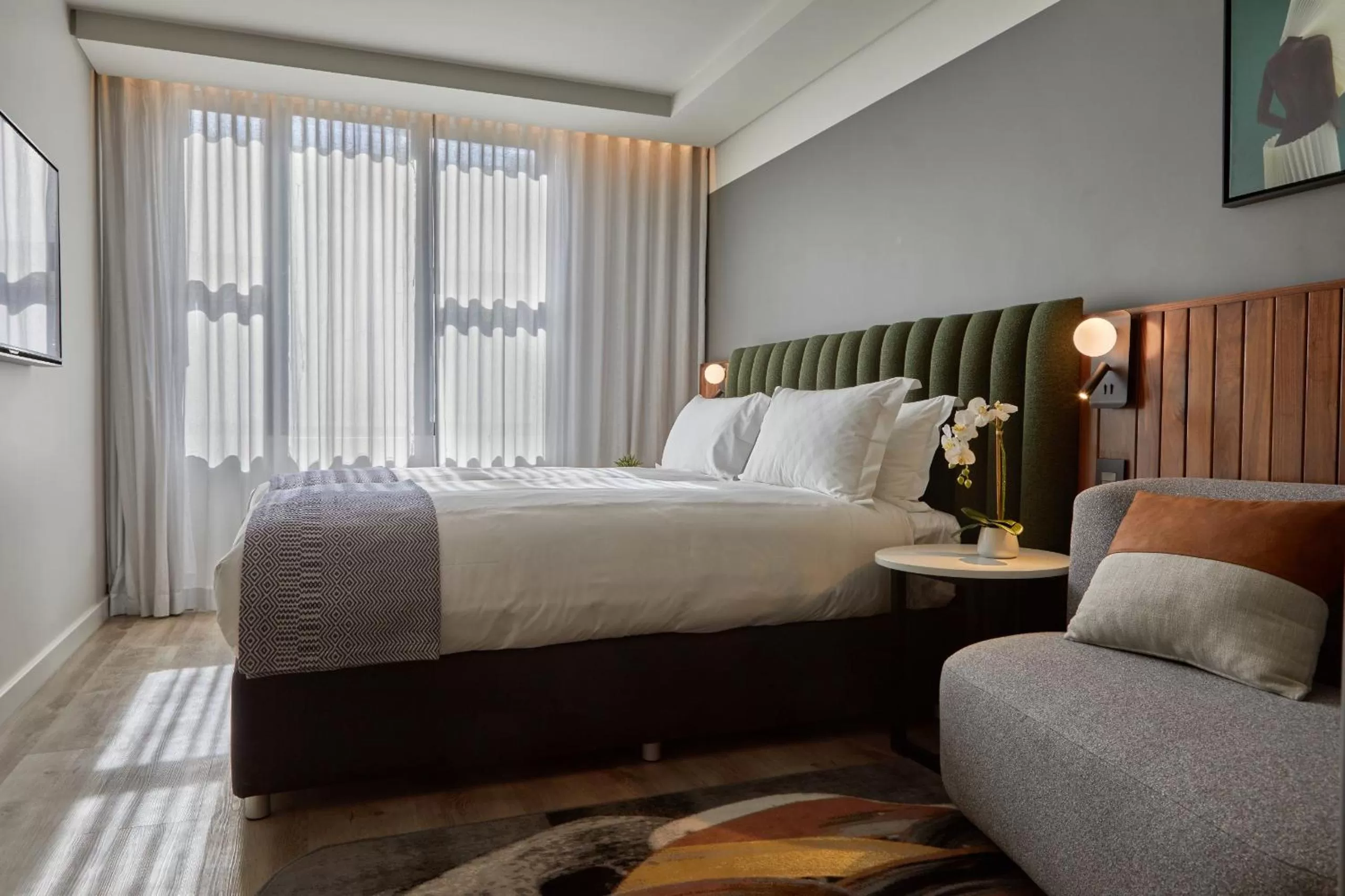 Bedroom, Bed in The Rockefeller Hotel by NEWMARK