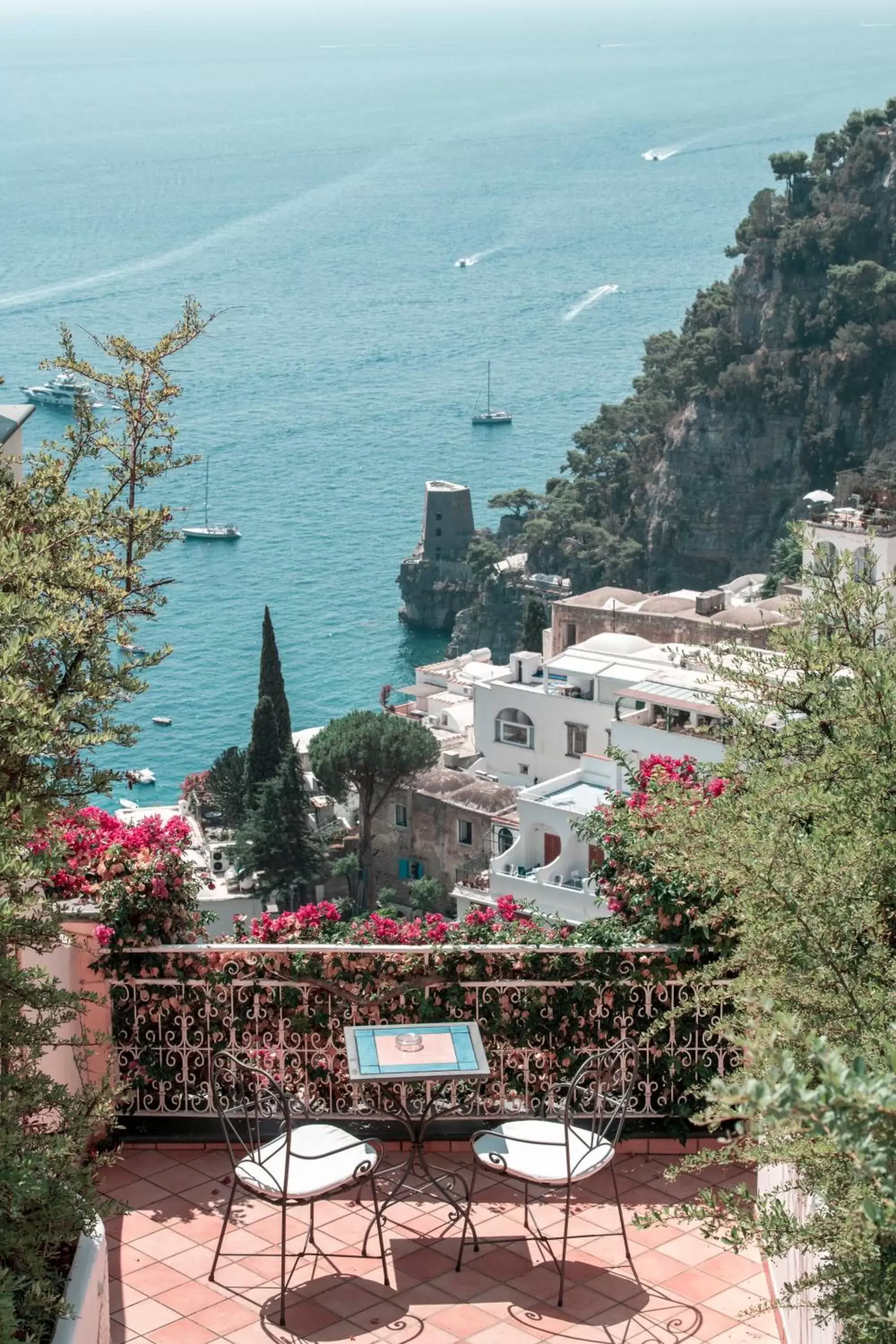 Patio in Positano Art Hotel Pasitea