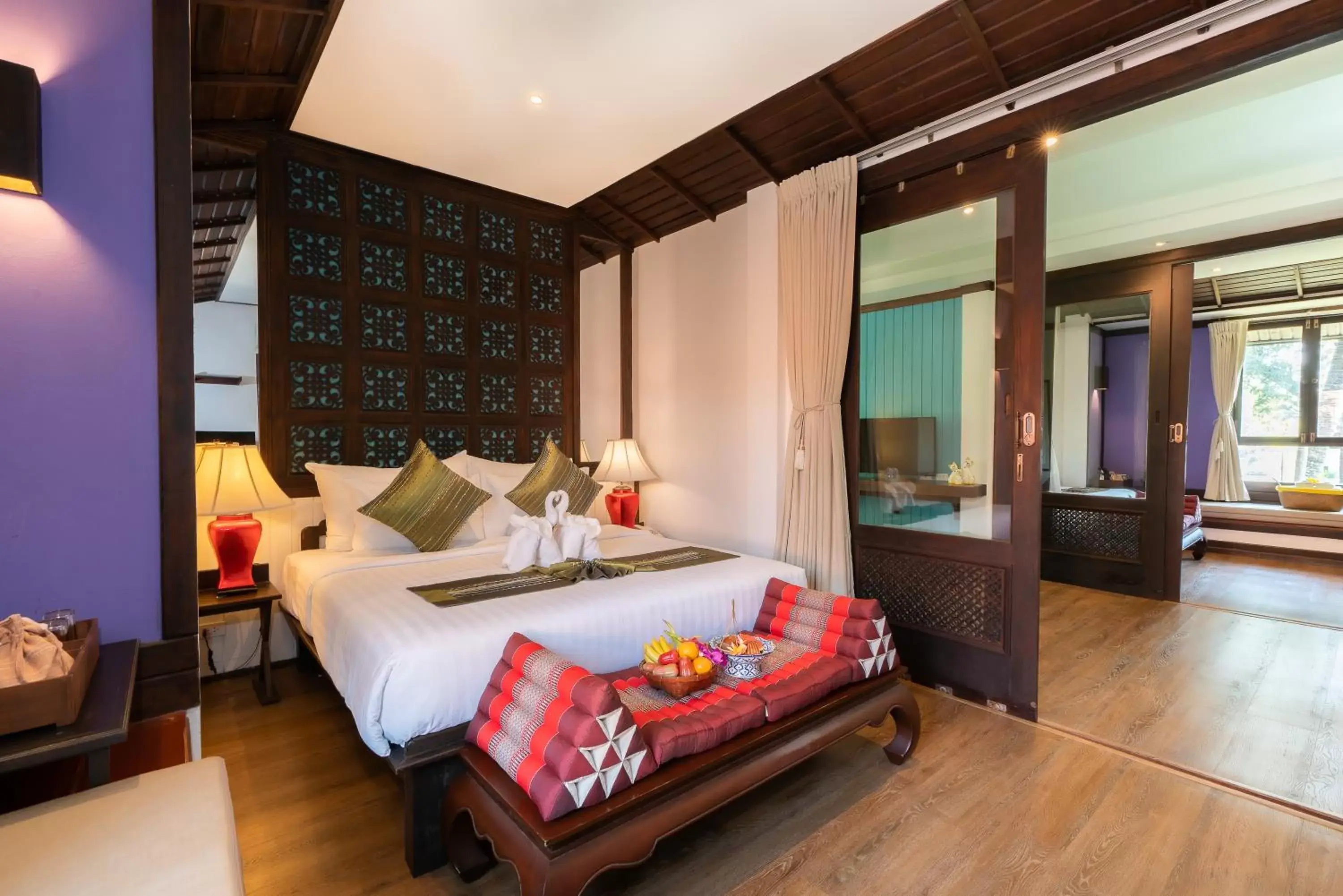 Bed in Legendha Sukhothai Hotel - SHA certified