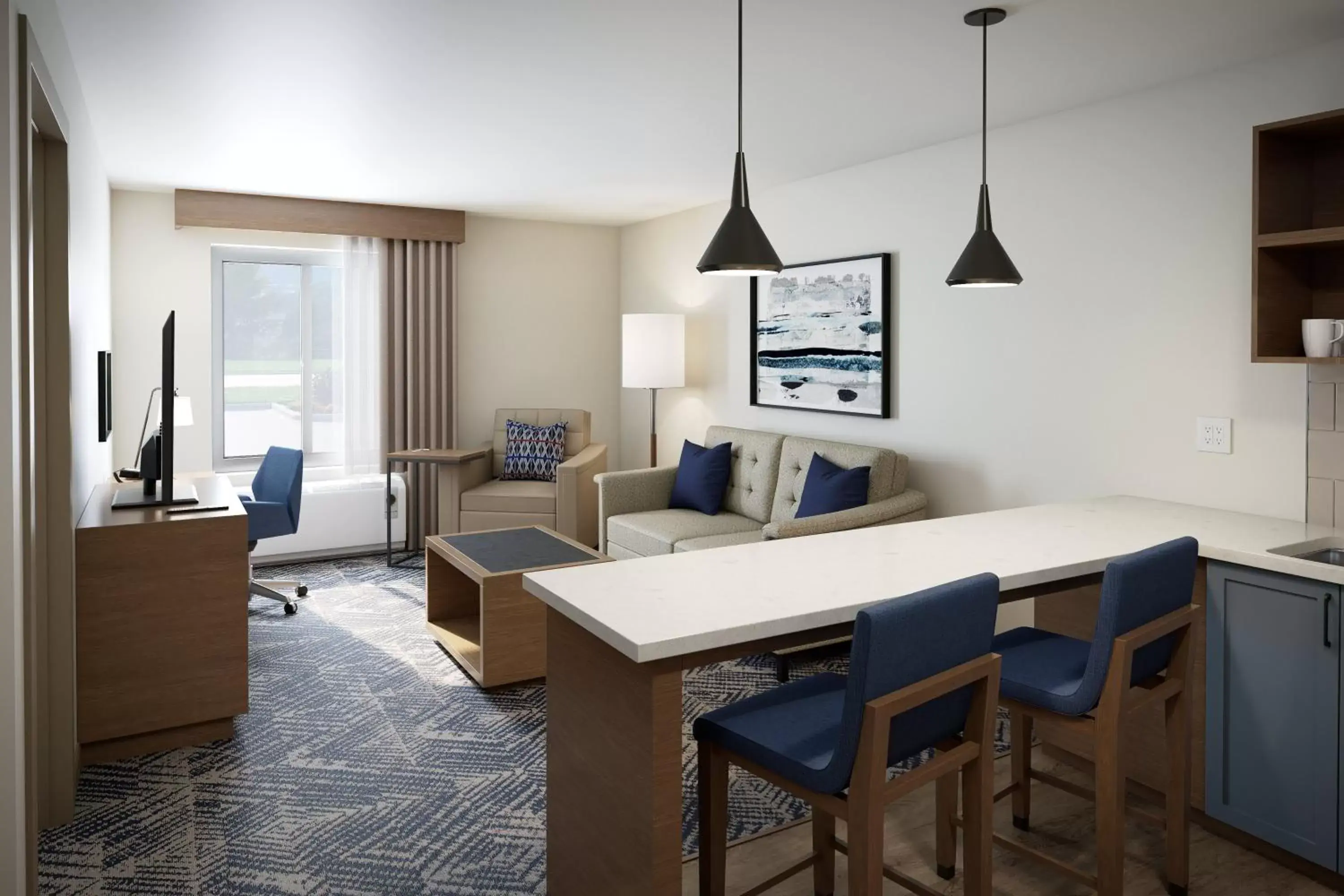 Photo of the whole room, Seating Area in Candlewood Suites DFW Airport North - Irving, an IHG Hotel