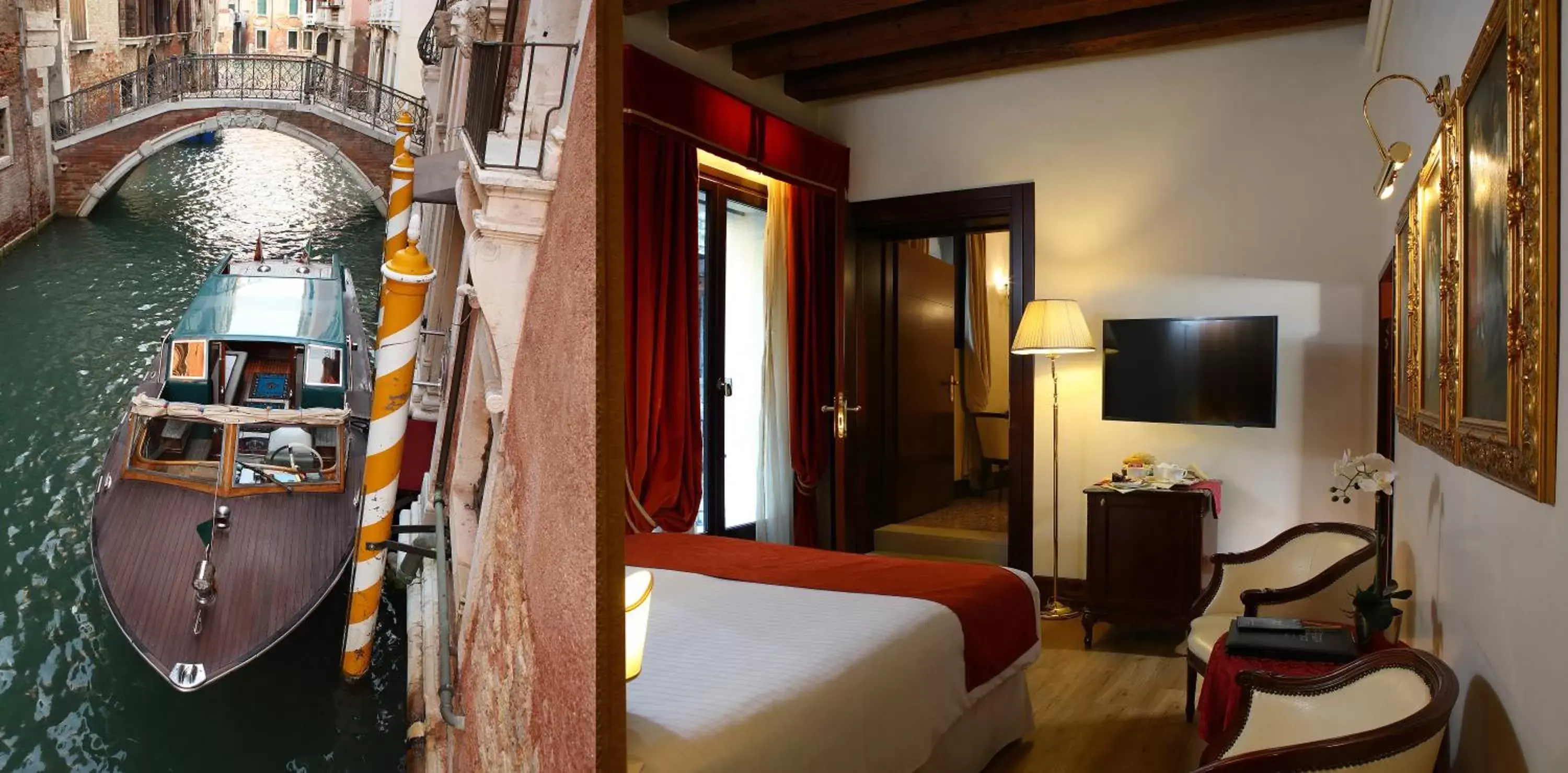 Bird's eye view, Bed in Ruzzini Palace Hotel Bird's eye view, Bed in Ruzzini Palace Hotel