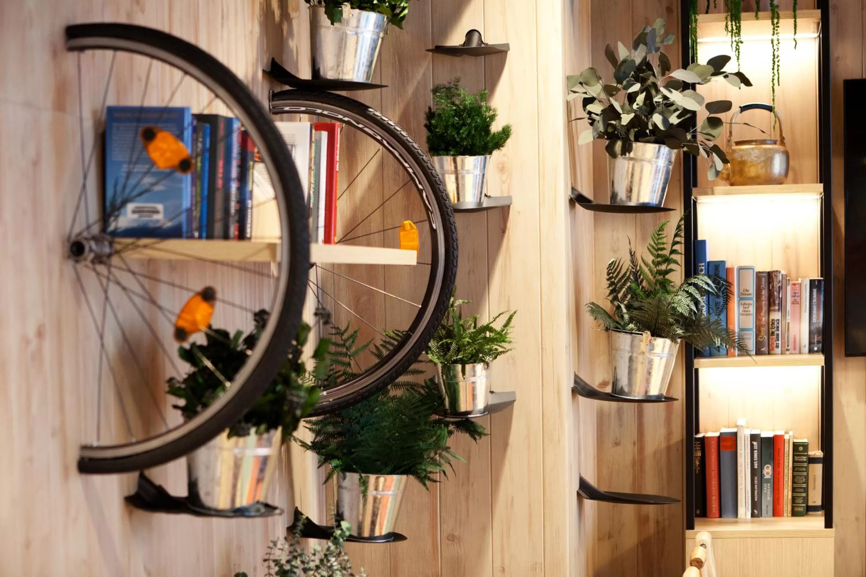 Library in greet Wien City Nord